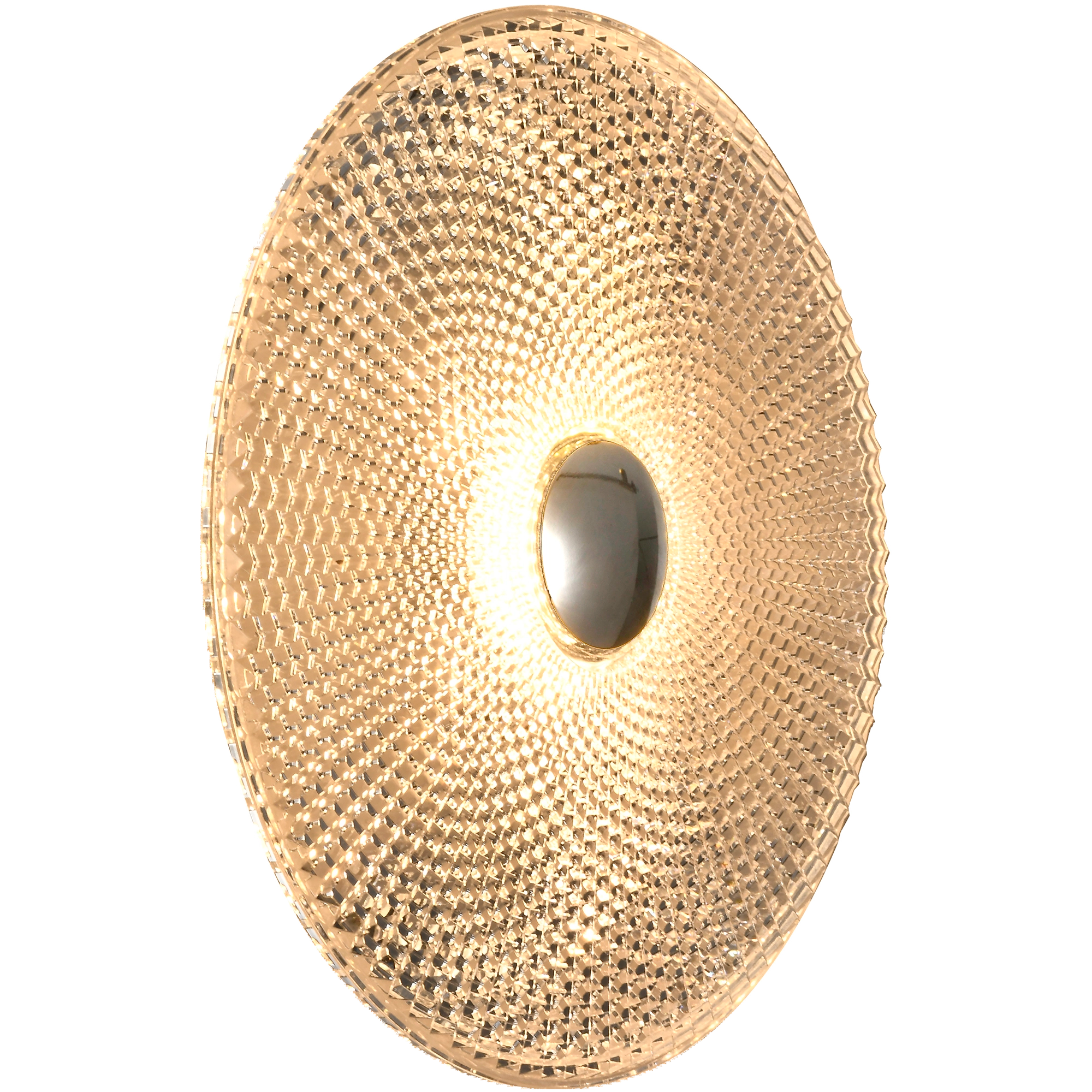 Bilby Chrome & Crystalline 5W CCT 300mm Wall Light