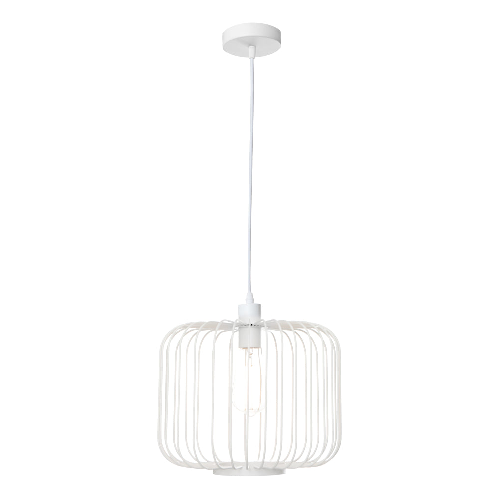 Bonn 1 Light Pendant White