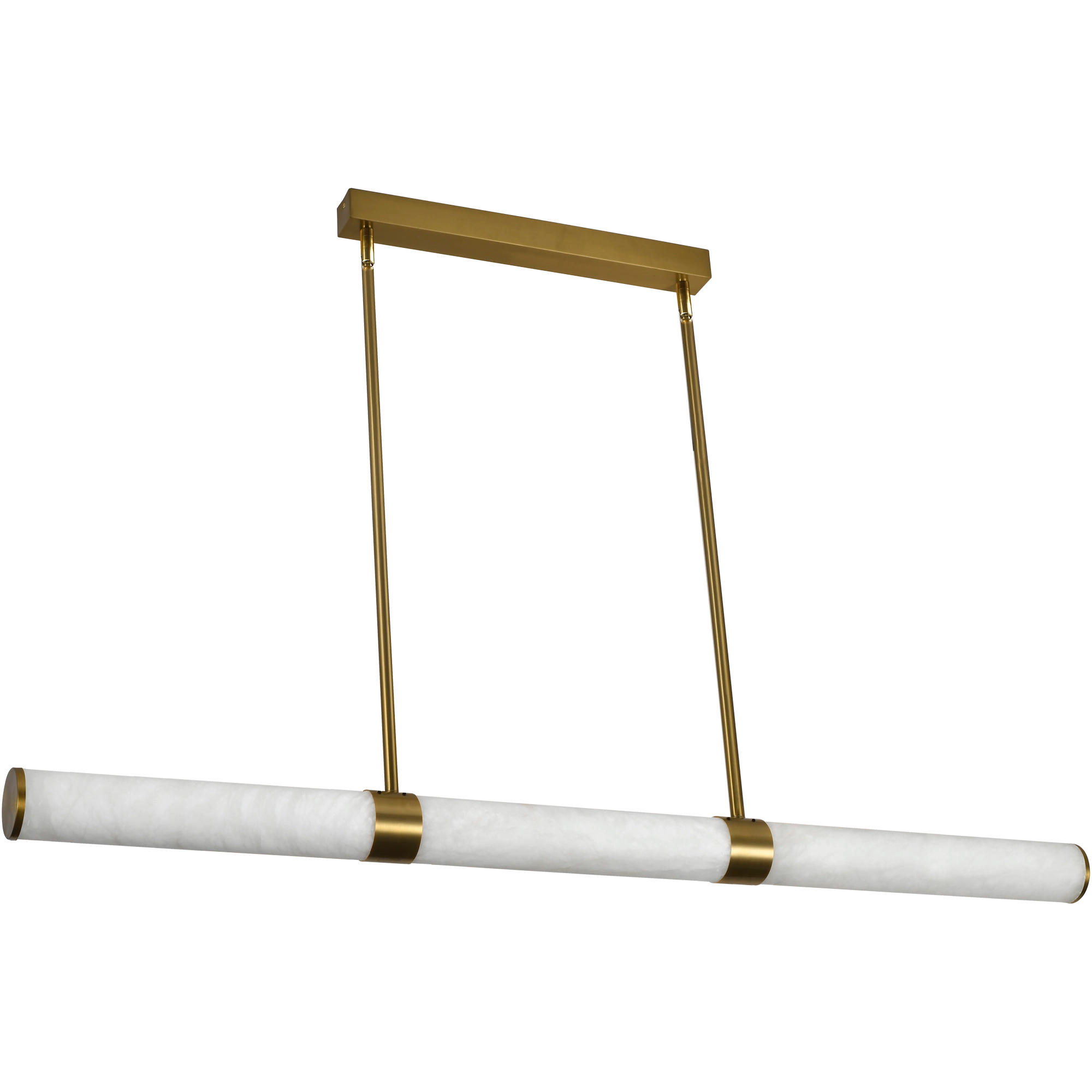 Bower Alabaster & Brass 36W 1232mm CCT LED Linear Pendant