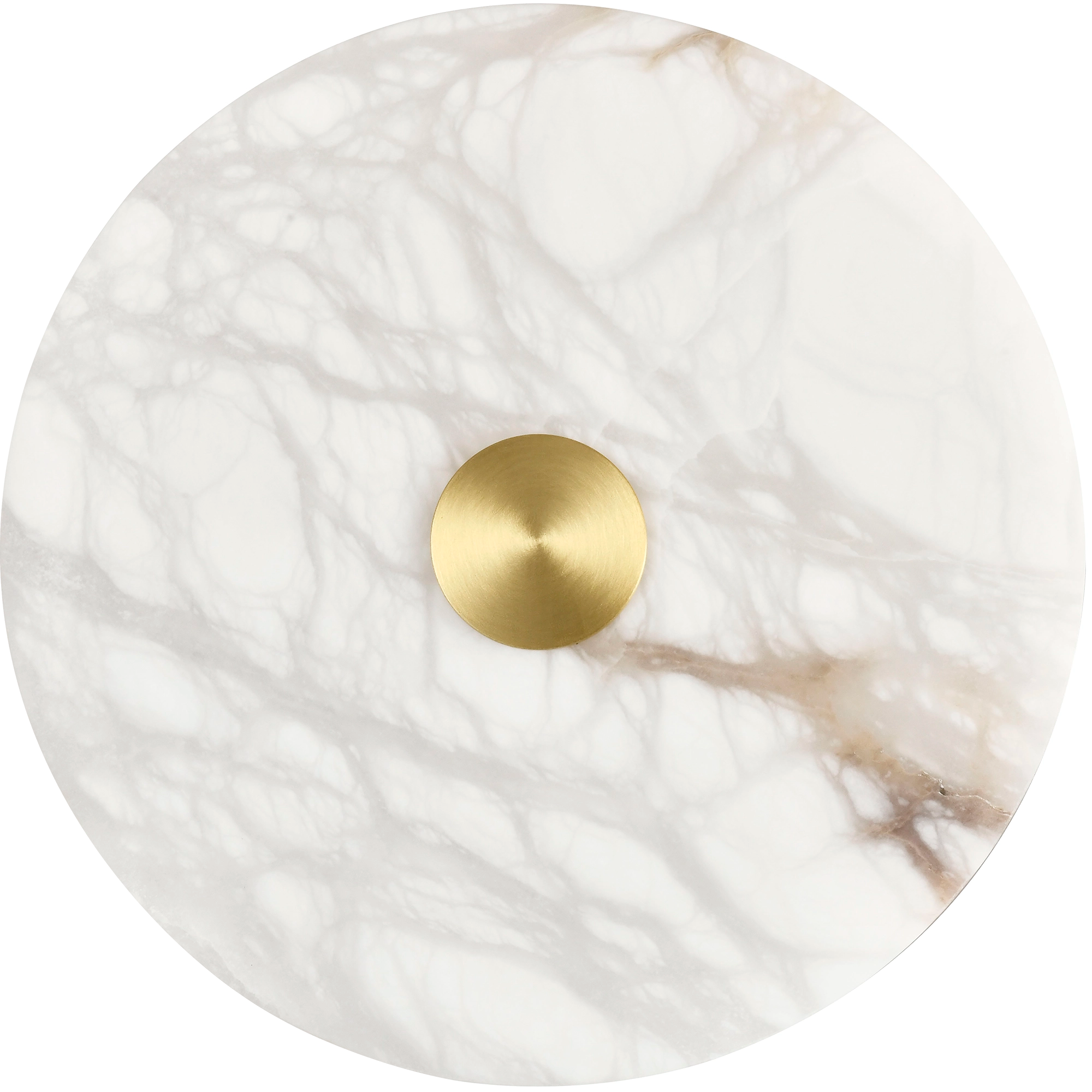 Bower Alabaster & Brass 15W 250mm CCT LED Wall Light