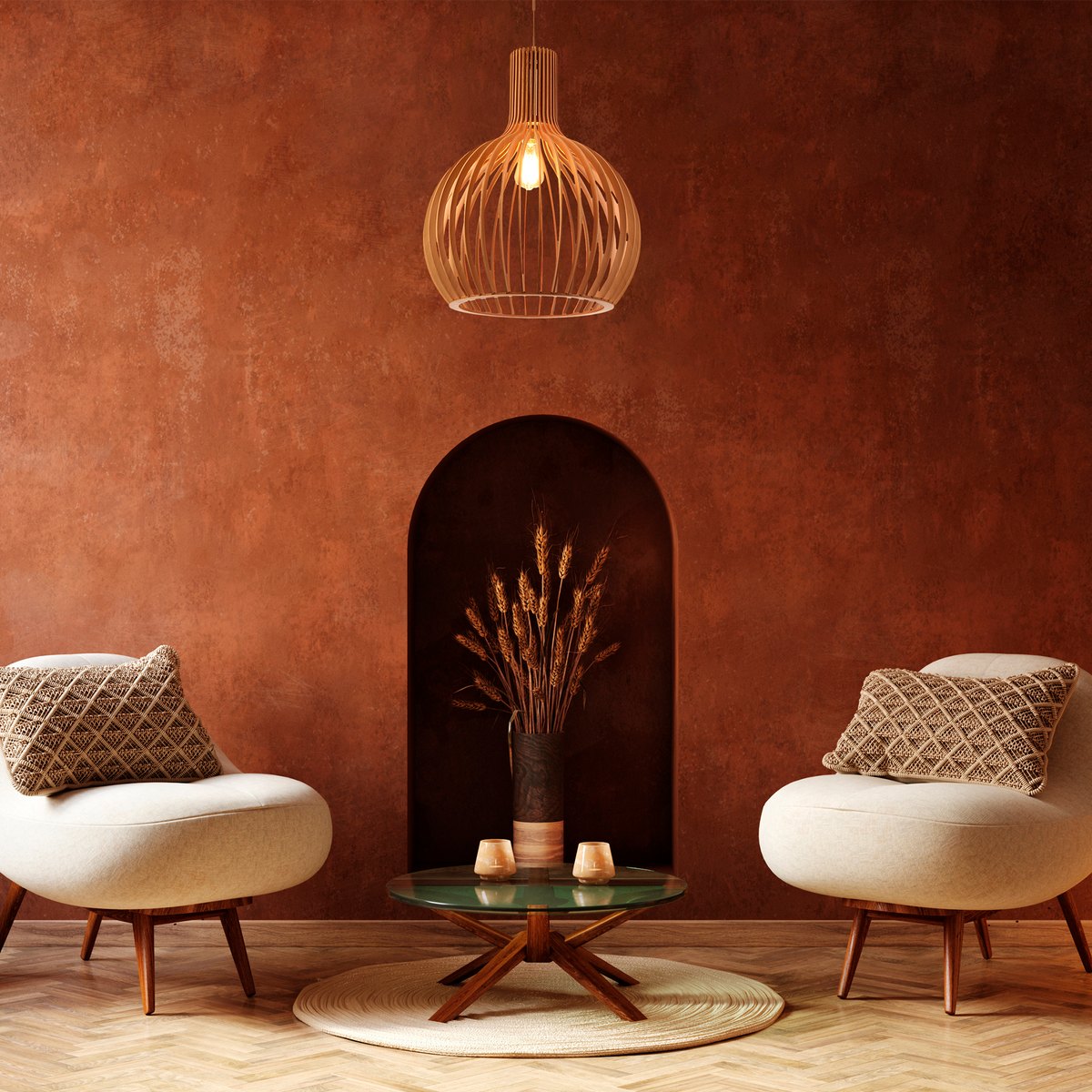 Boaz 1 Light E27 Pendant