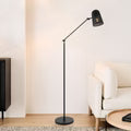 Cadena White or Black Adjustable Floor Lamp