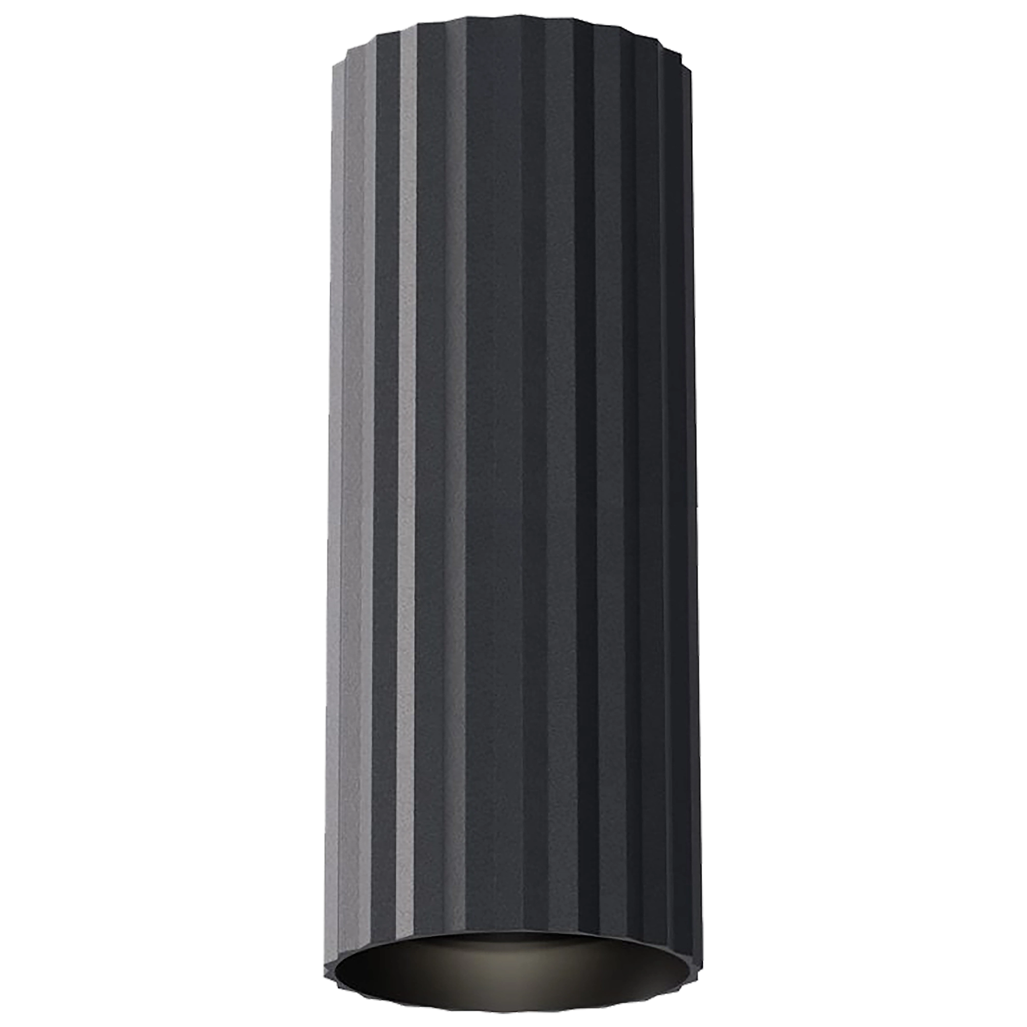 Canary Black 330mm GU10 Surface Mounted Downlight