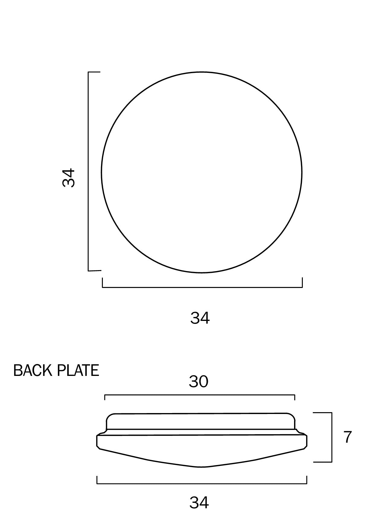 Cassia White 18W 3CCT Oyster Light