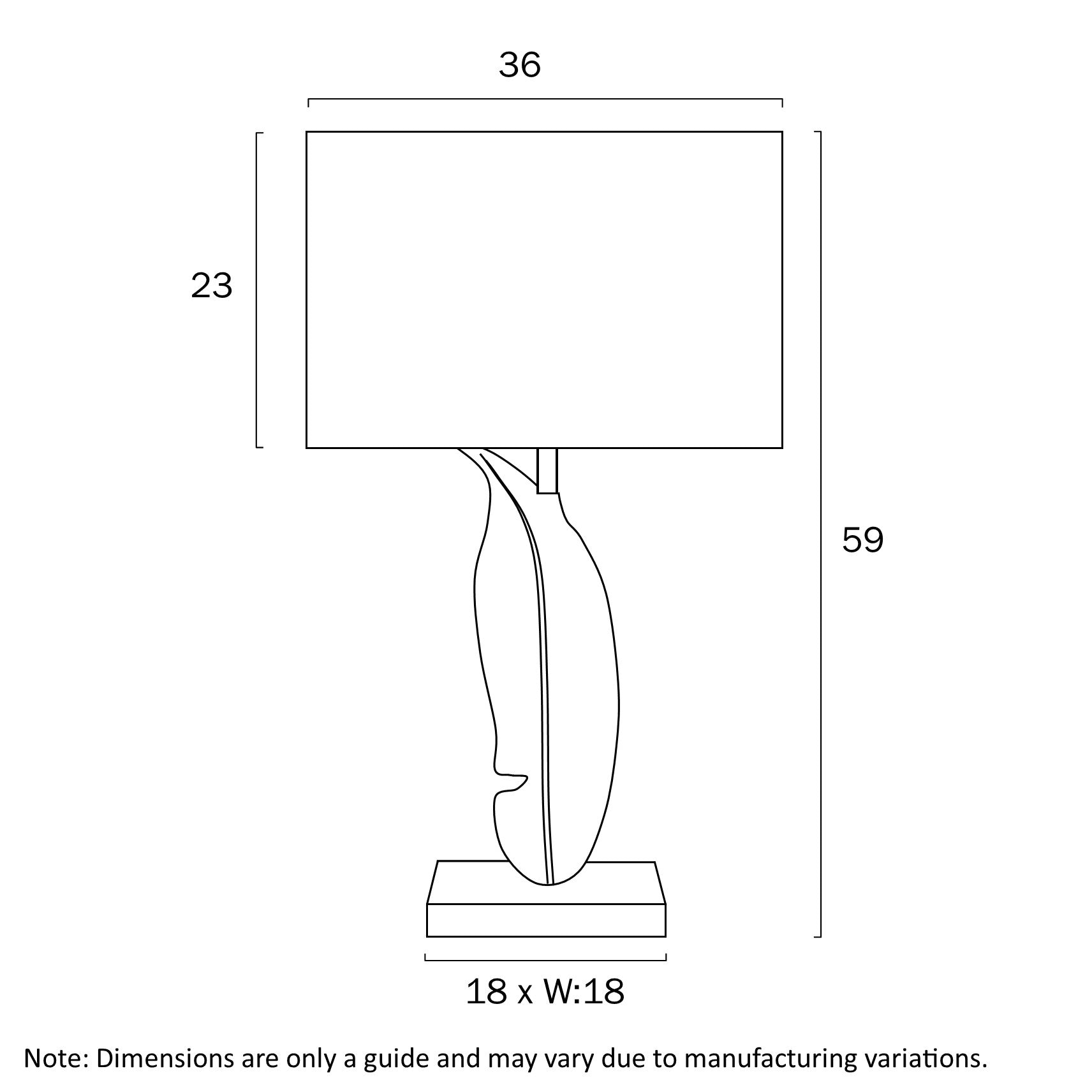 Cayo Gold Leaf & Black Marble Table Lamp with Black Fabric Shade