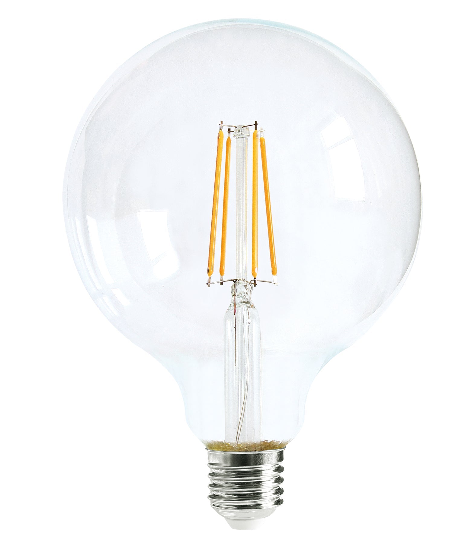G125 LED Filament Dimmable Globes Clear Diffuser (8W)