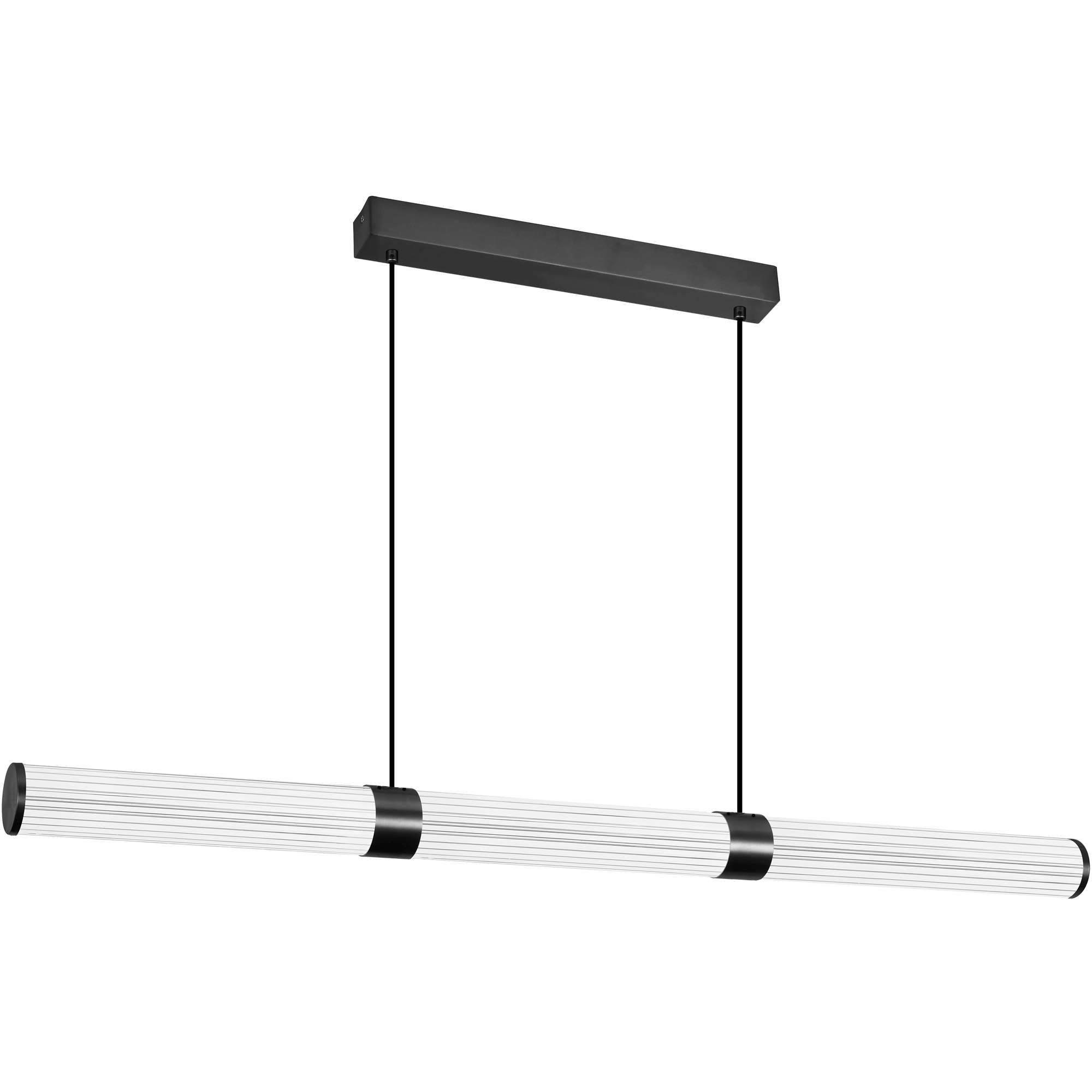 Charm Black with Black cord 45W CCT 1500mm Linear LED Pendant