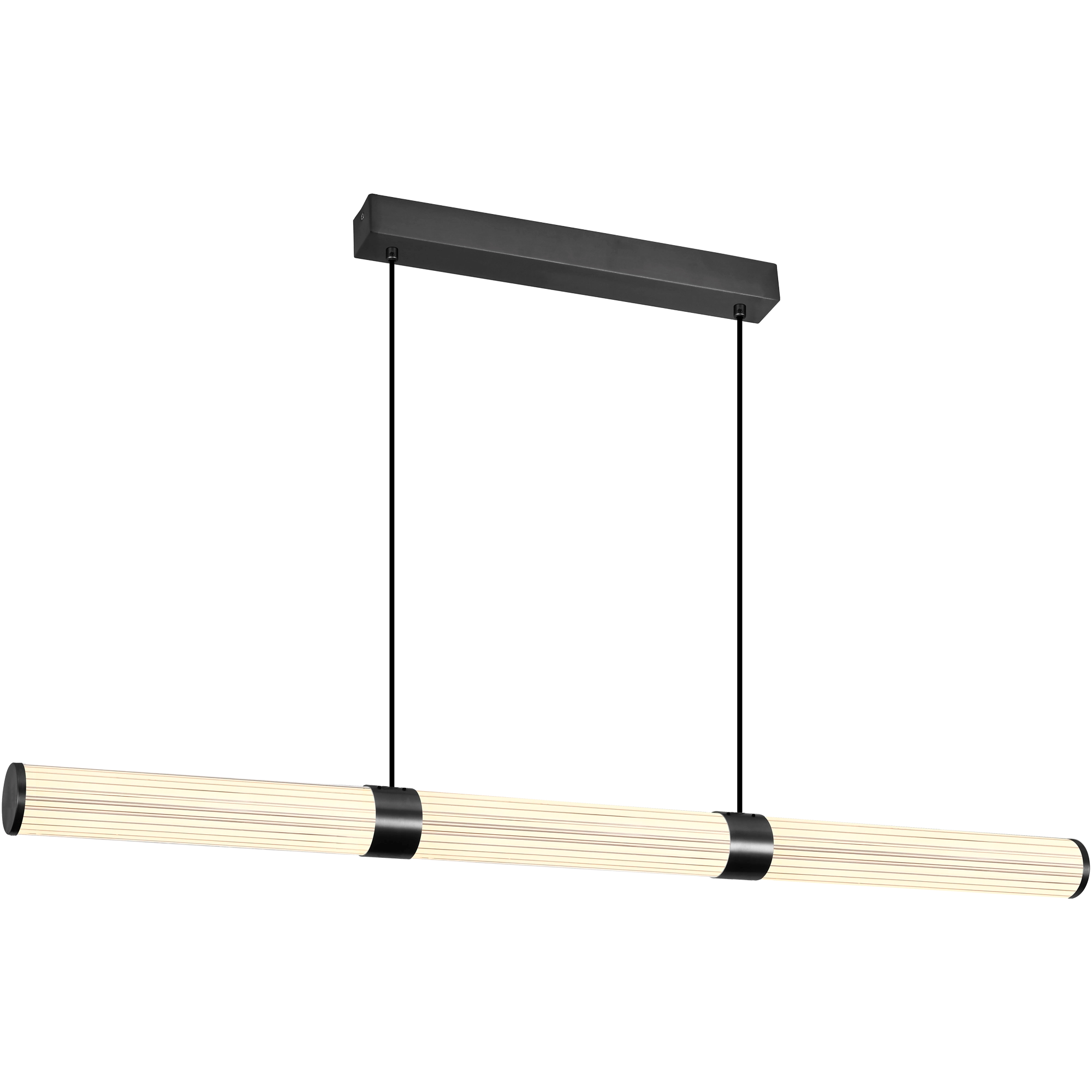 Charm Black with Black cord 45W CCT 1500mm Linear LED Pendant