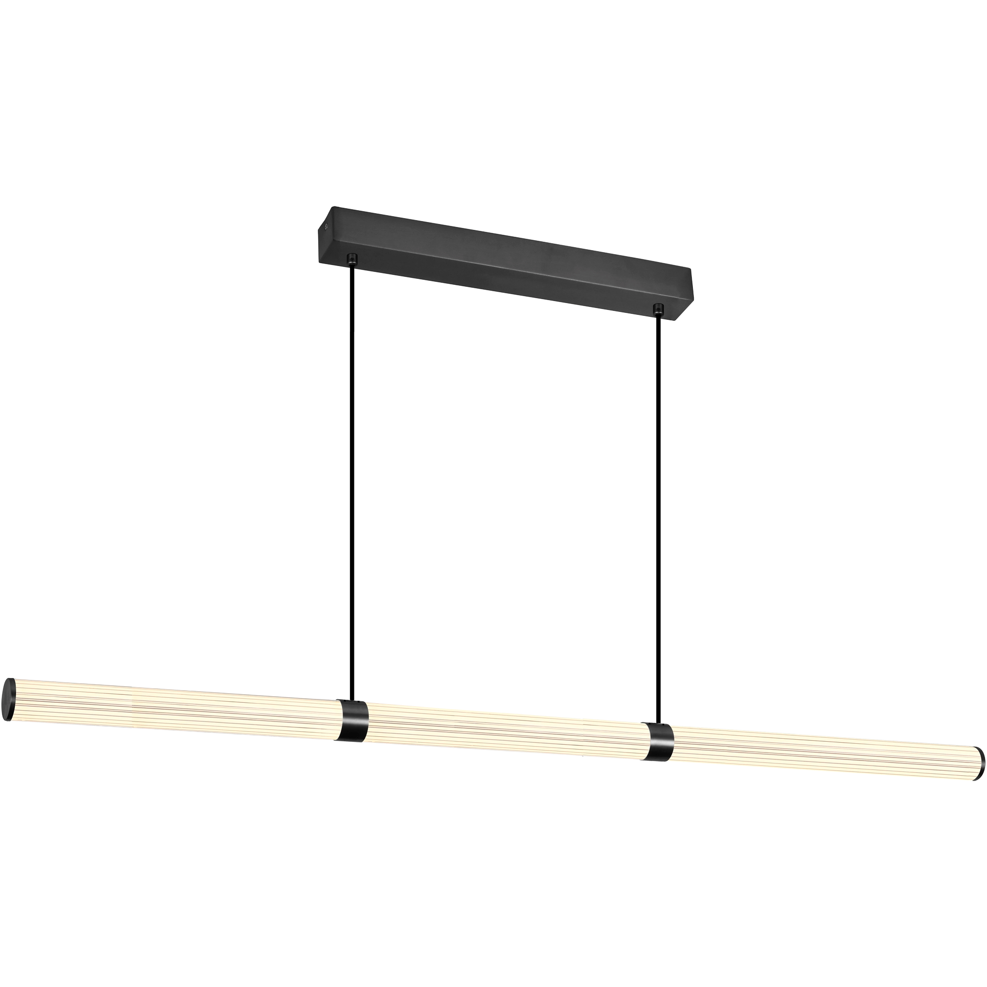 Charm Black with Black cord 60W CCT 2000mm Linear LED Pendant