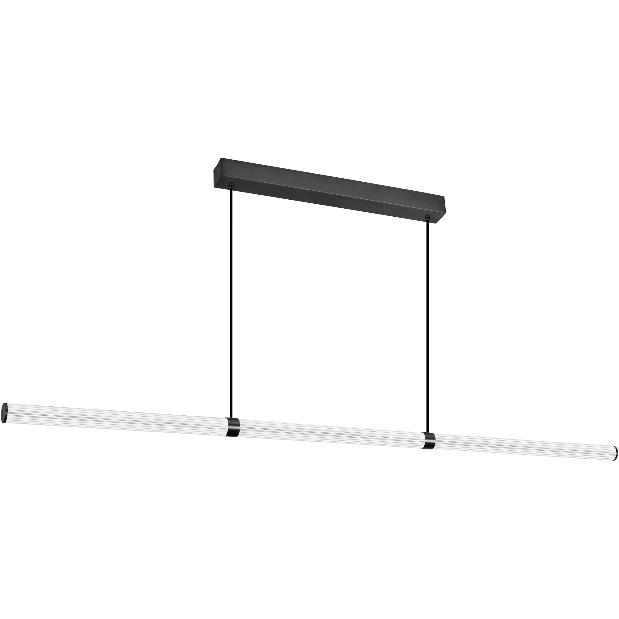 Charm Black with Black cord 75W CCT 2500mm Linear LED Pendant