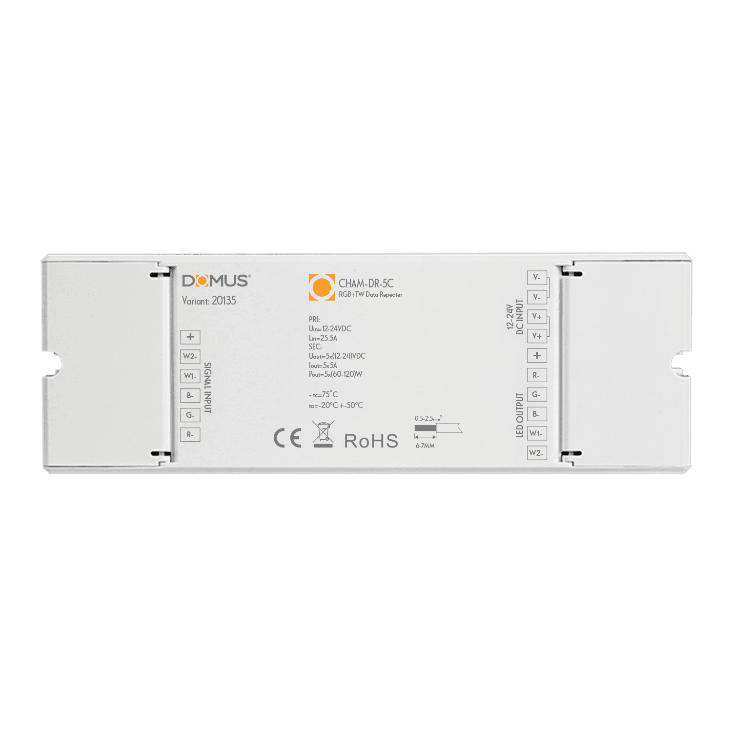 Cham DR 5C/ RGB+TW Data Repeater