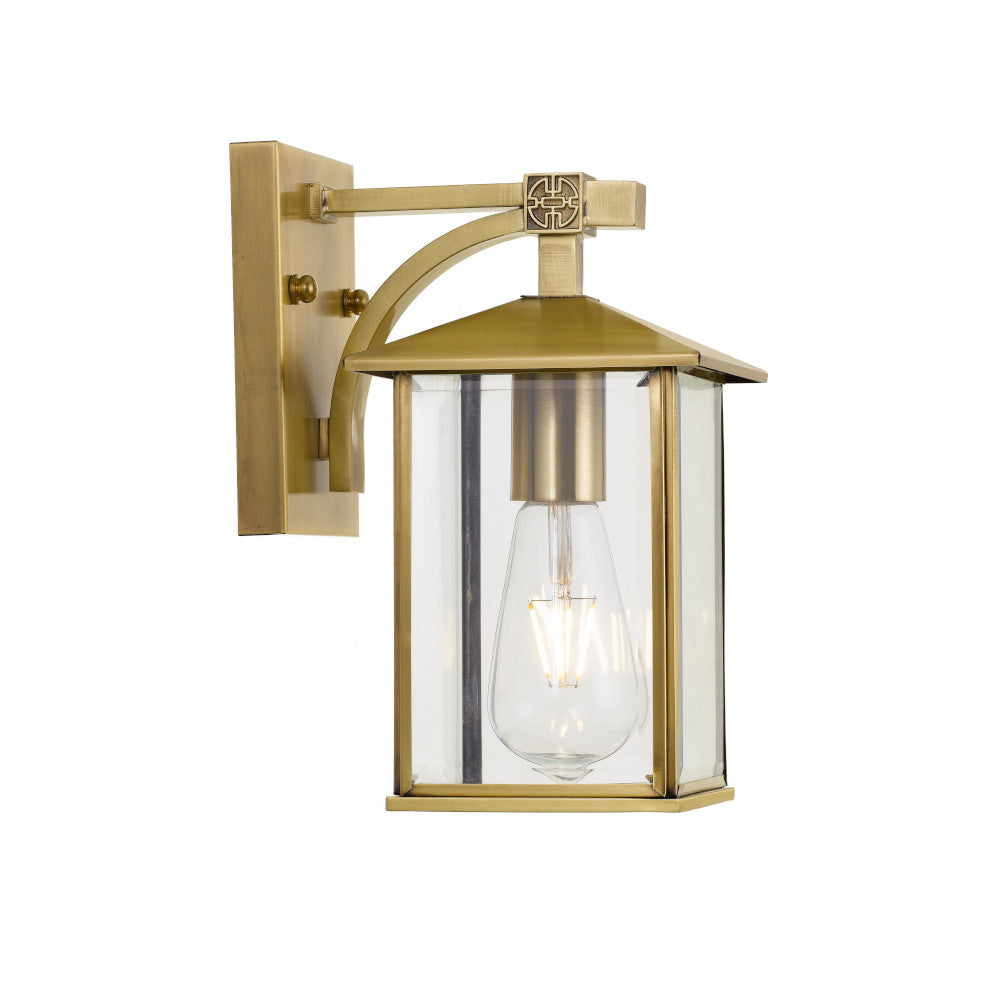 COBY 15 SOLID BRASS EXTERIOR WALL LIGHT