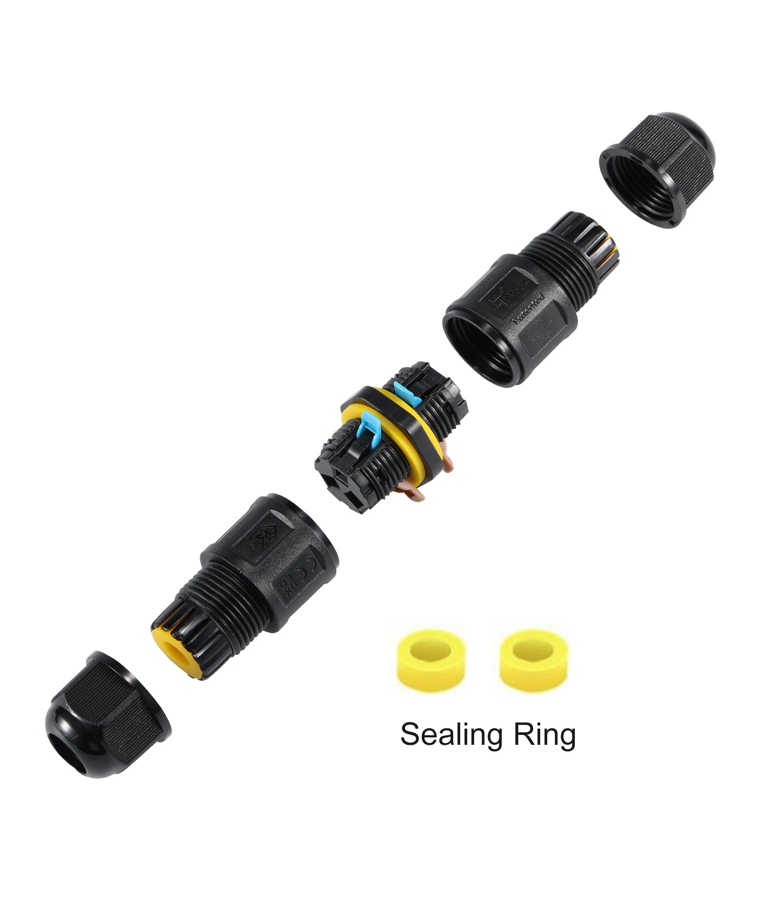 CONN005: Waterproof 2 Way Connector IP68