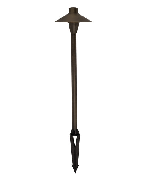 COOLIE: Exterior Coolie Rustic Brass / Matte Black Spike Lights IP54