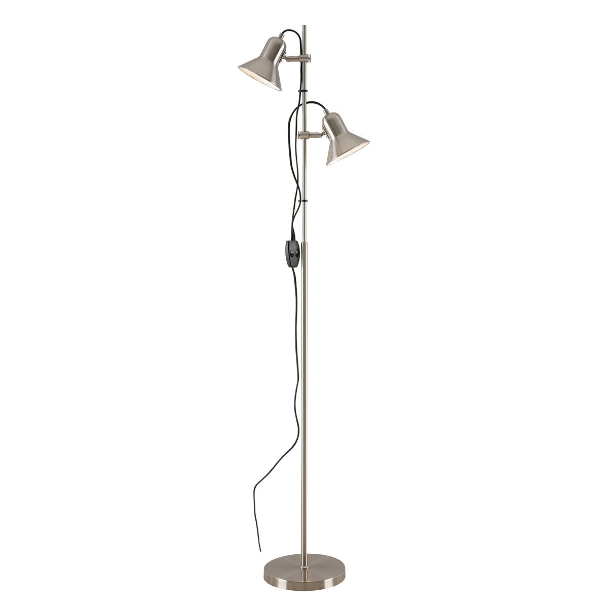 Corelli Adjustable 2 Light GU10 Floor Lamp in 4 Colours