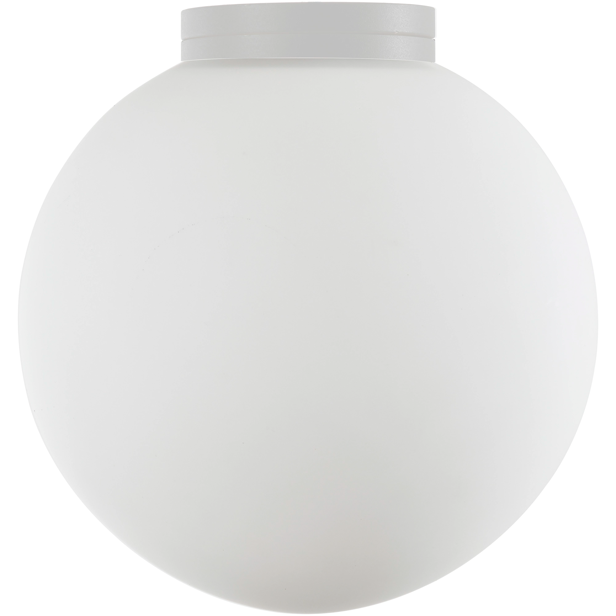 Crest Orb Ø120 Wall Light G9 White with Opal IP44