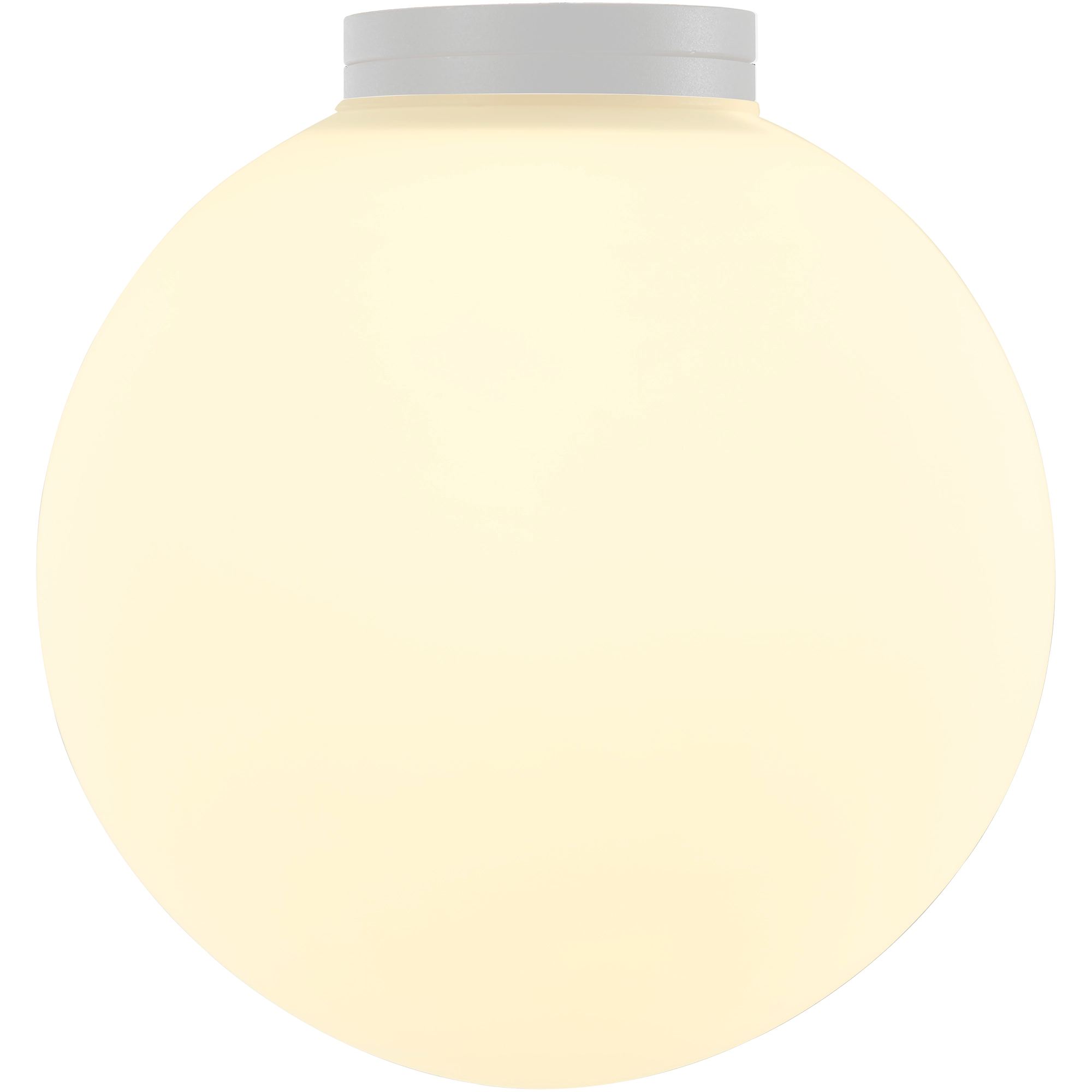 Crest Orb Ø140 Wall Light G9 White with Opal IP44