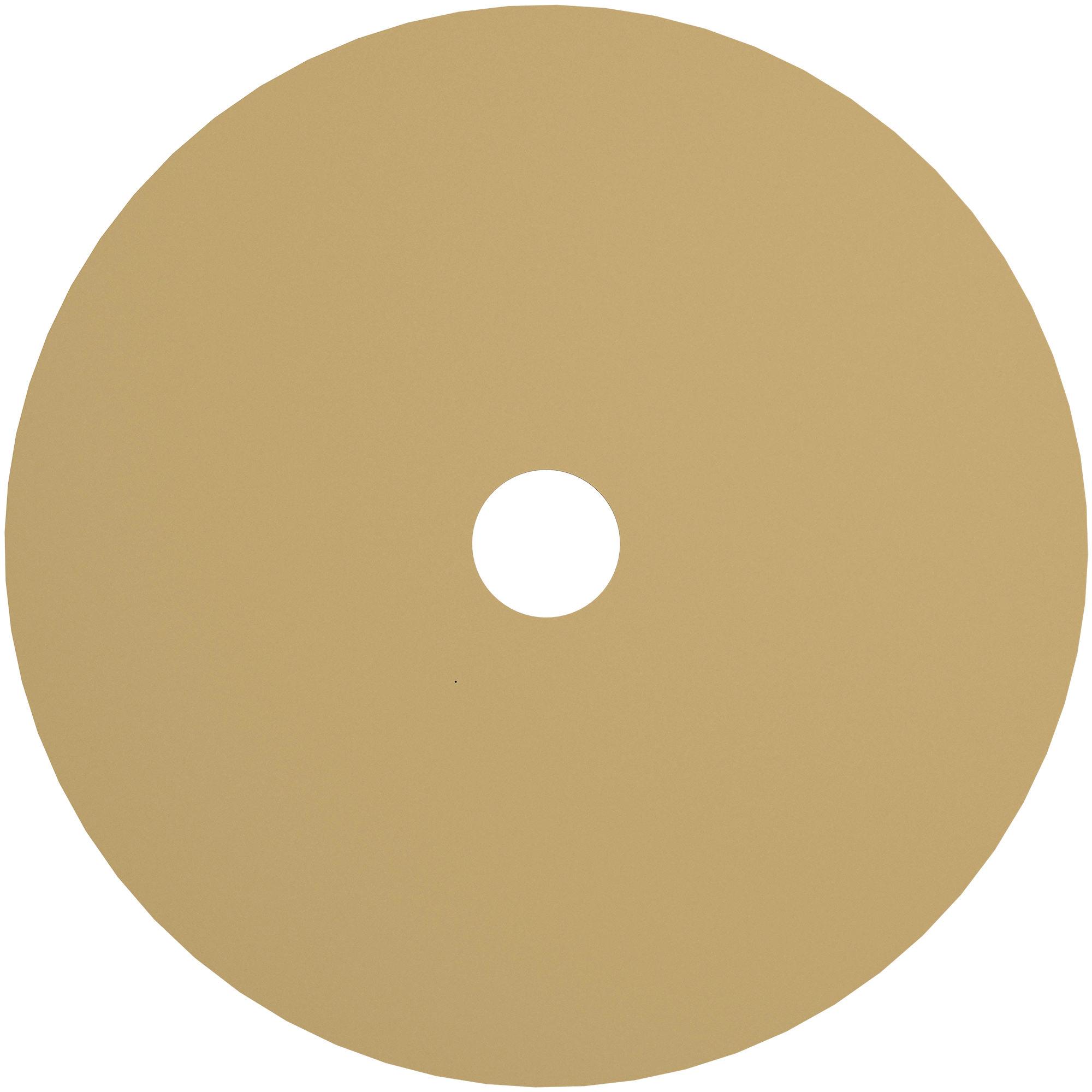 Crest Orb Round Dress Ring Only Ø200mm Brass