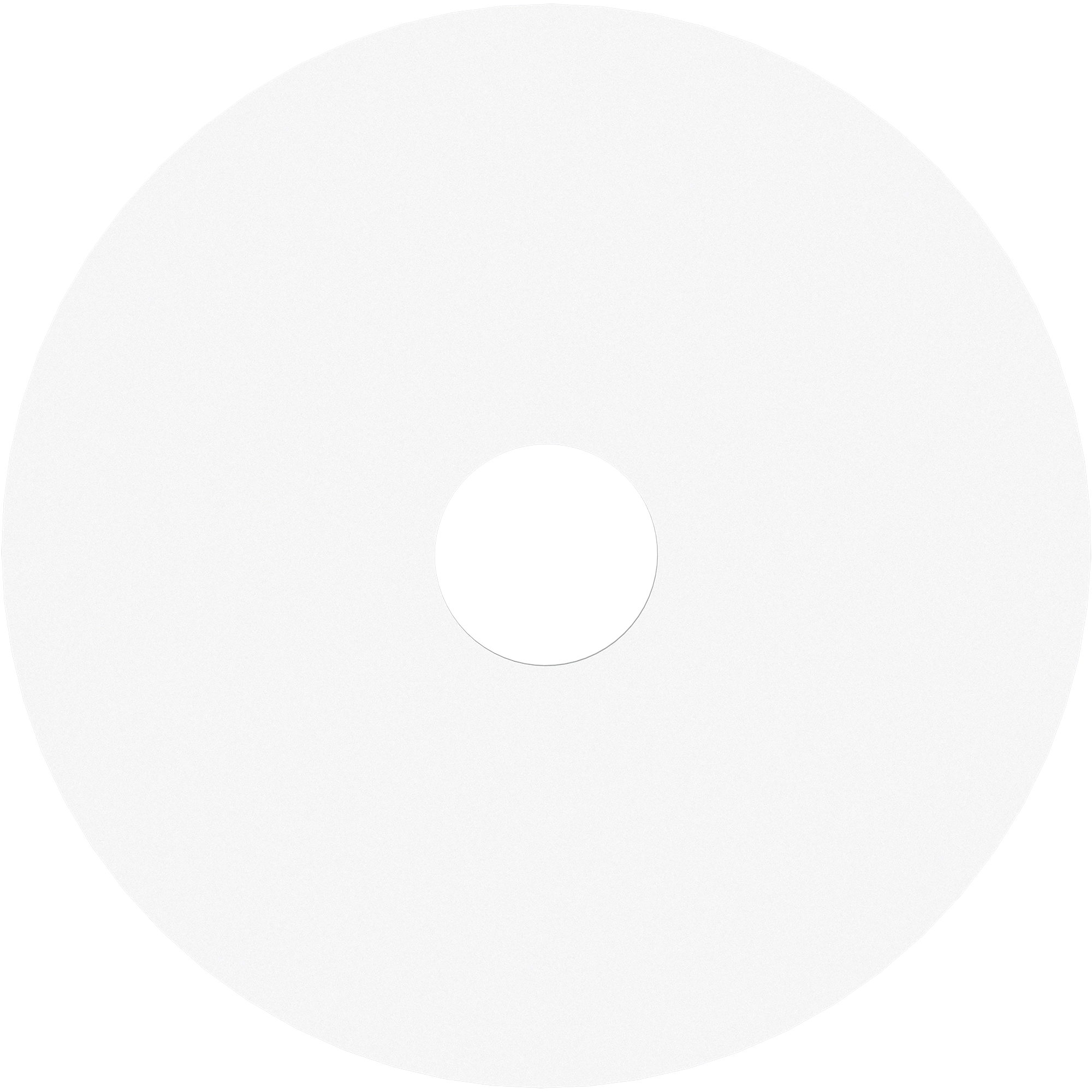 Crest Orb Round Dress Ring Only Ø300mm White