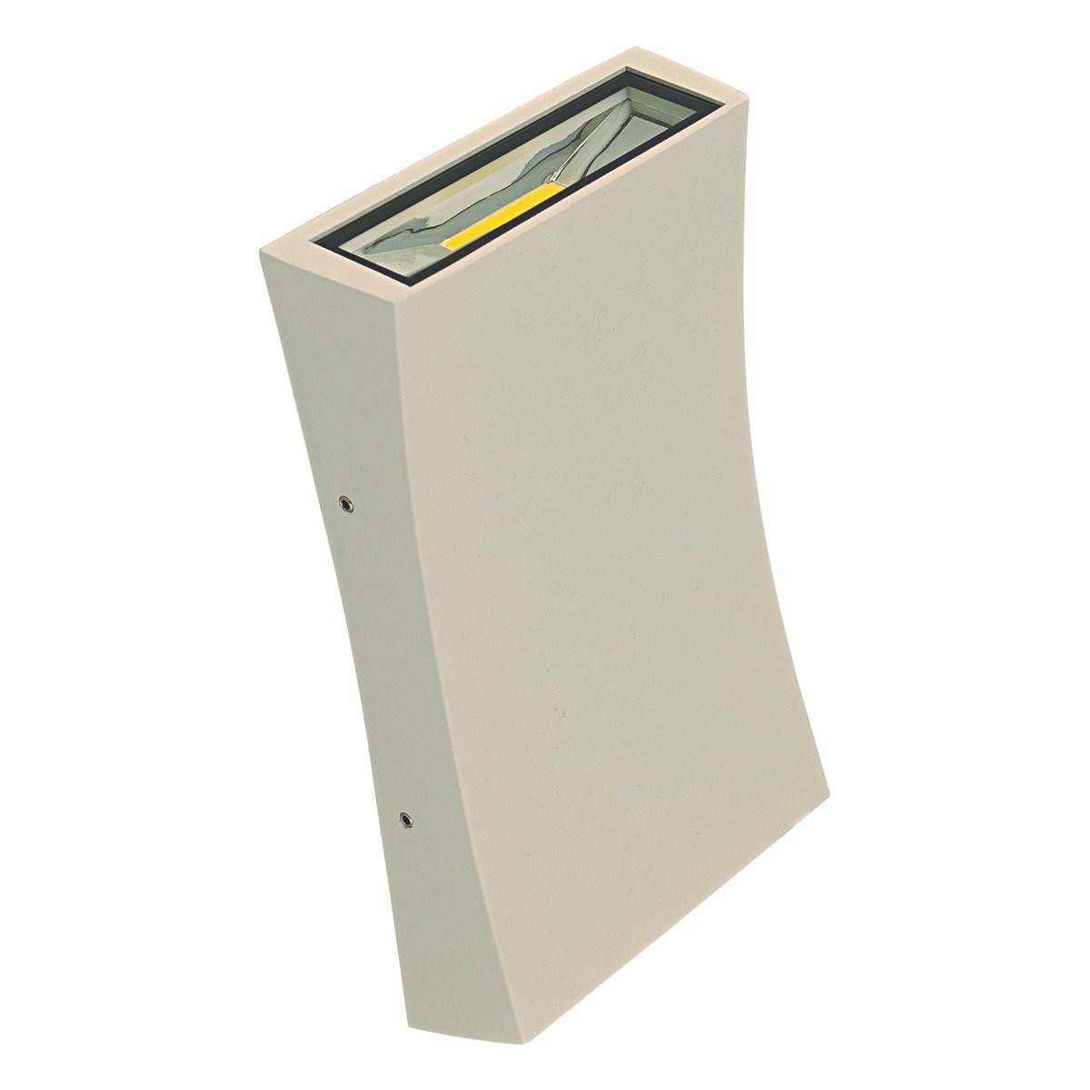 Curve up and Down LED Integrated External Light in White