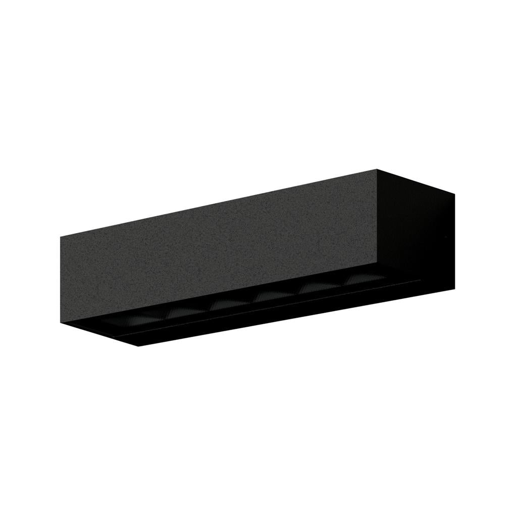 DASH-13 240V Rectangle 13W Black Wall Light - 3000k