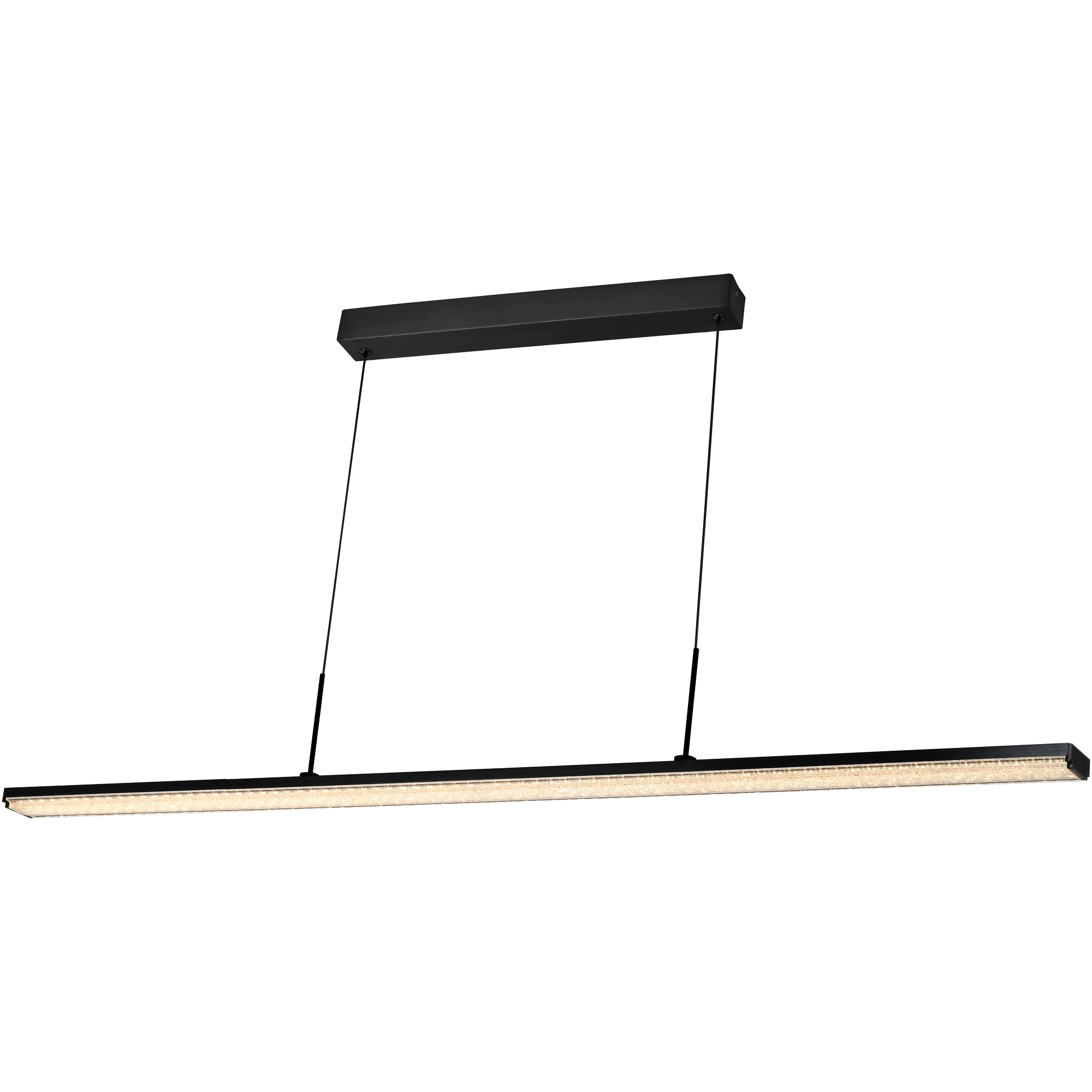 Dazzle 2000mm Linear LED Pendant black cord 72W TRI Colour Non-dimmable Black IP20