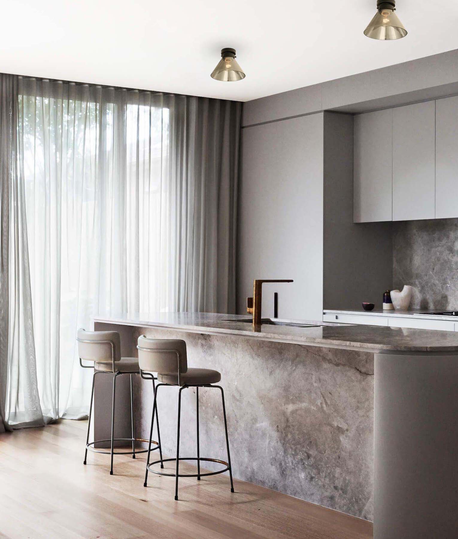 D.I.Y. Batten Fix Ceiling Lights - Small Cone Shape Fixtures