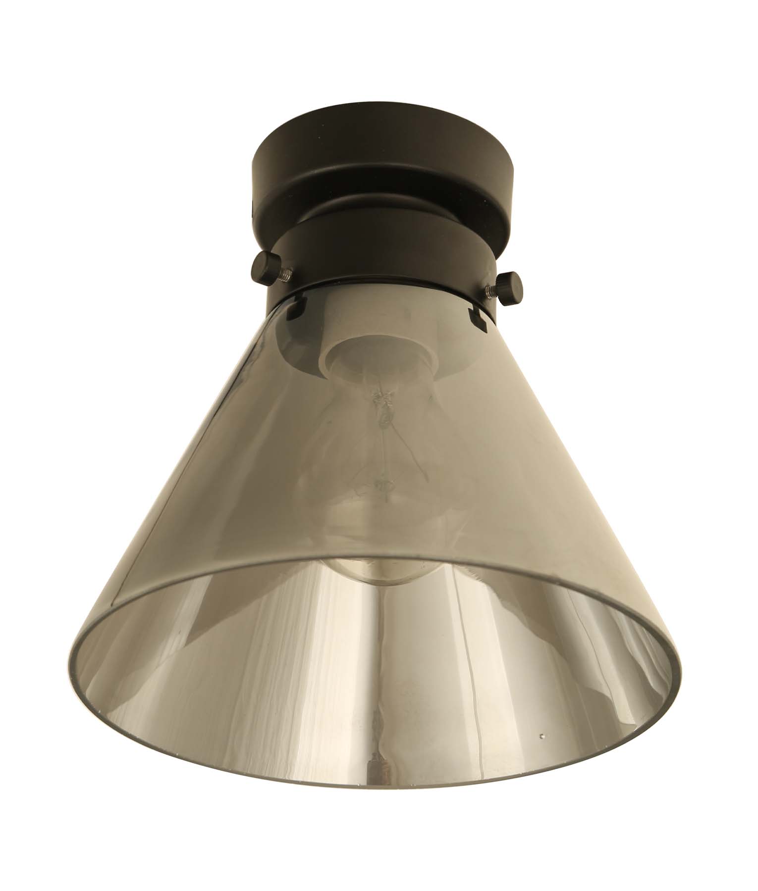 D.I.Y. Batten Fix Ceiling Lights - Small Cone Shape Fixtures