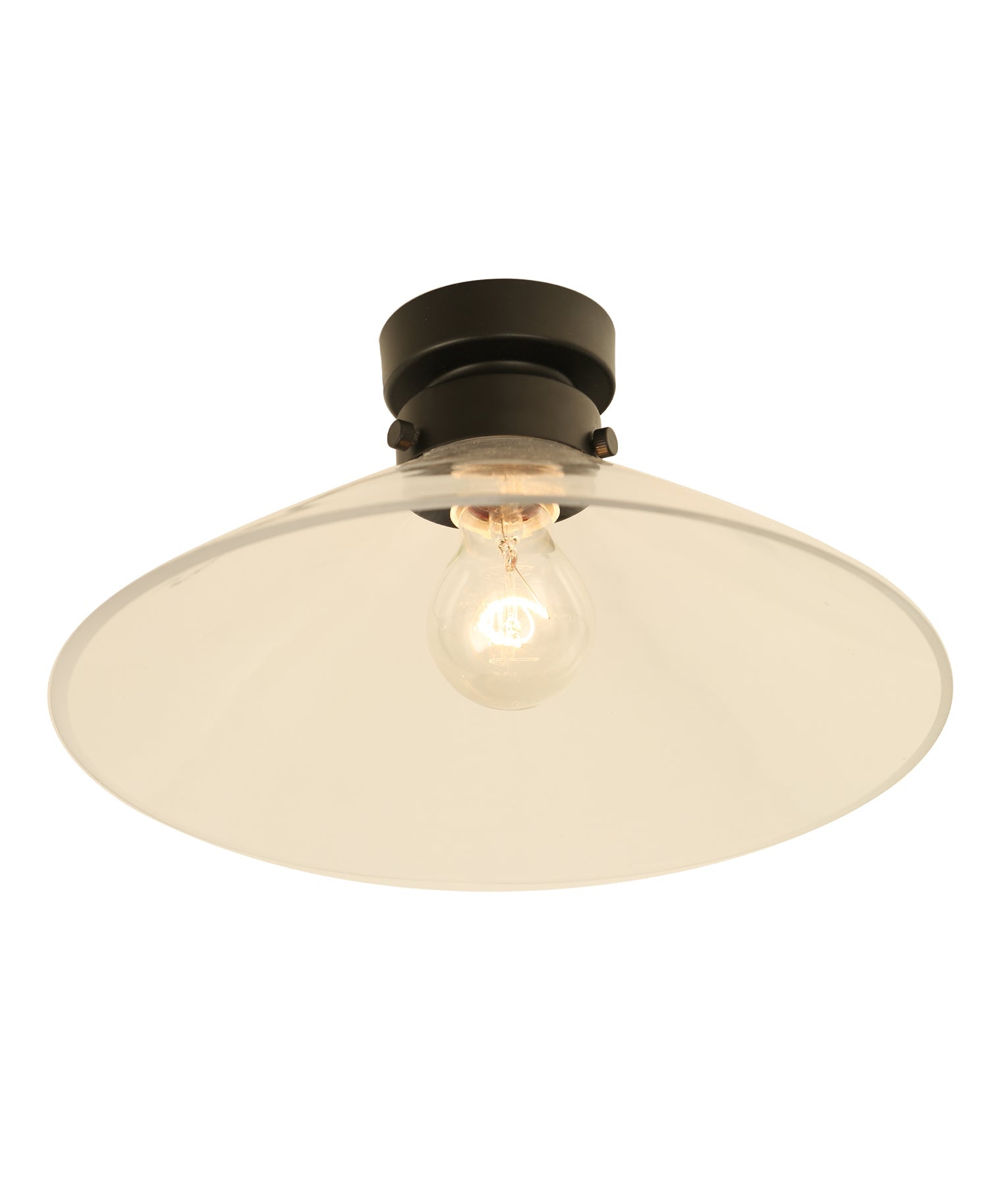 D.I.Y. Batten Fix Ceiling Lights - Large Cone Shape Fixtures
