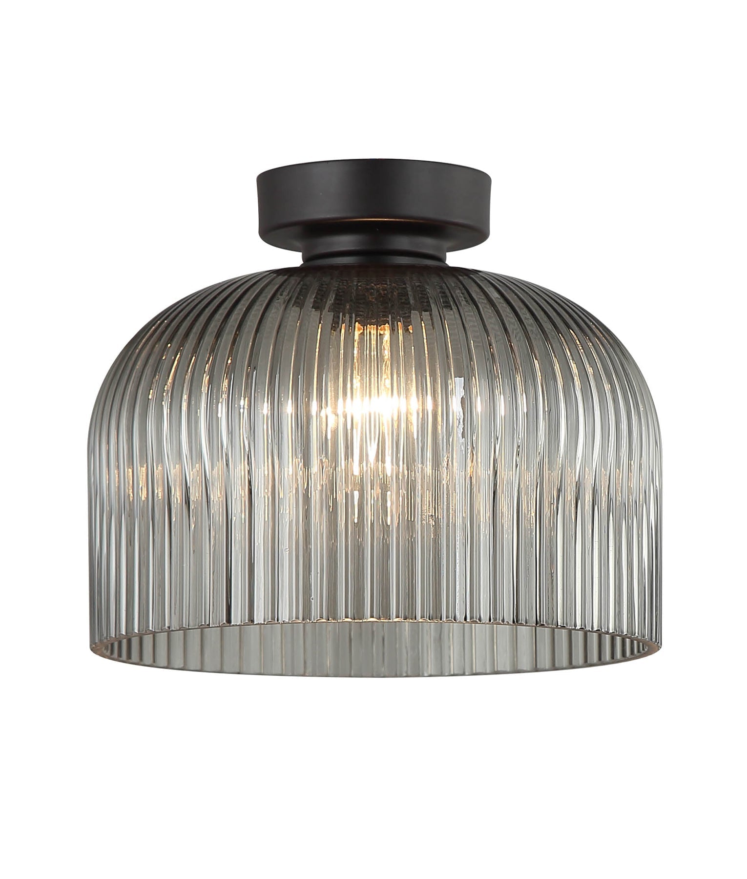 DIY Vintaj: D.I.Y. Dome Ribbed Glass Batten Fix Ceiling Lights