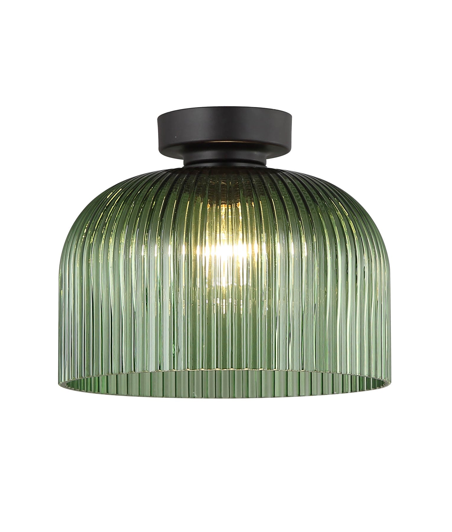 DIY Vintaj: D.I.Y. Dome Ribbed Glass Batten Fix Ceiling Lights