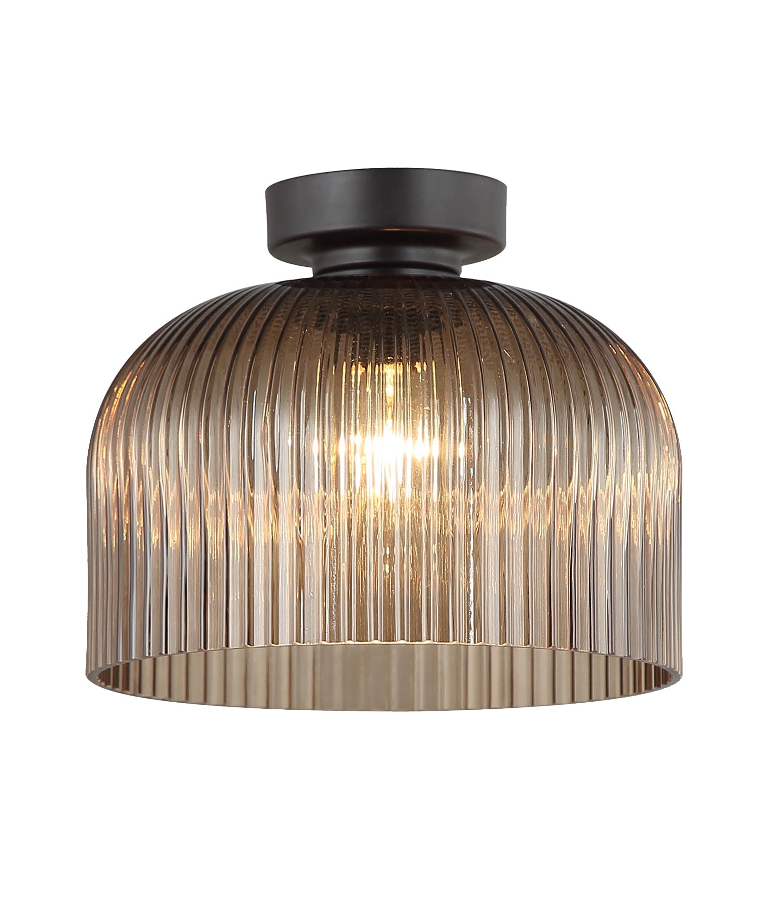DIY Vintaj: D.I.Y. Dome Ribbed Glass Batten Fix Ceiling Lights