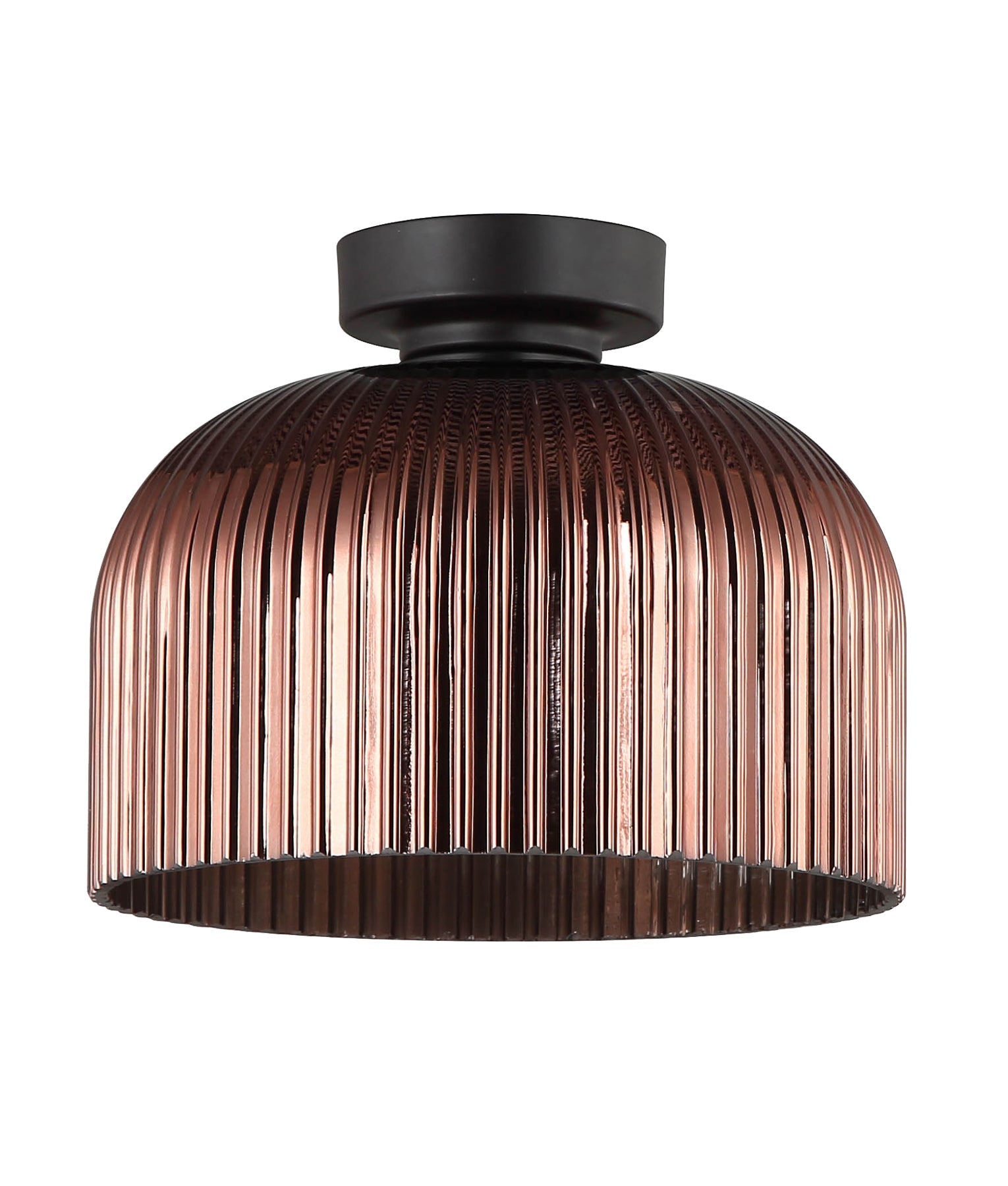 DIY Vintaj: D.I.Y. Dome Ribbed Glass Batten Fix Ceiling Lights