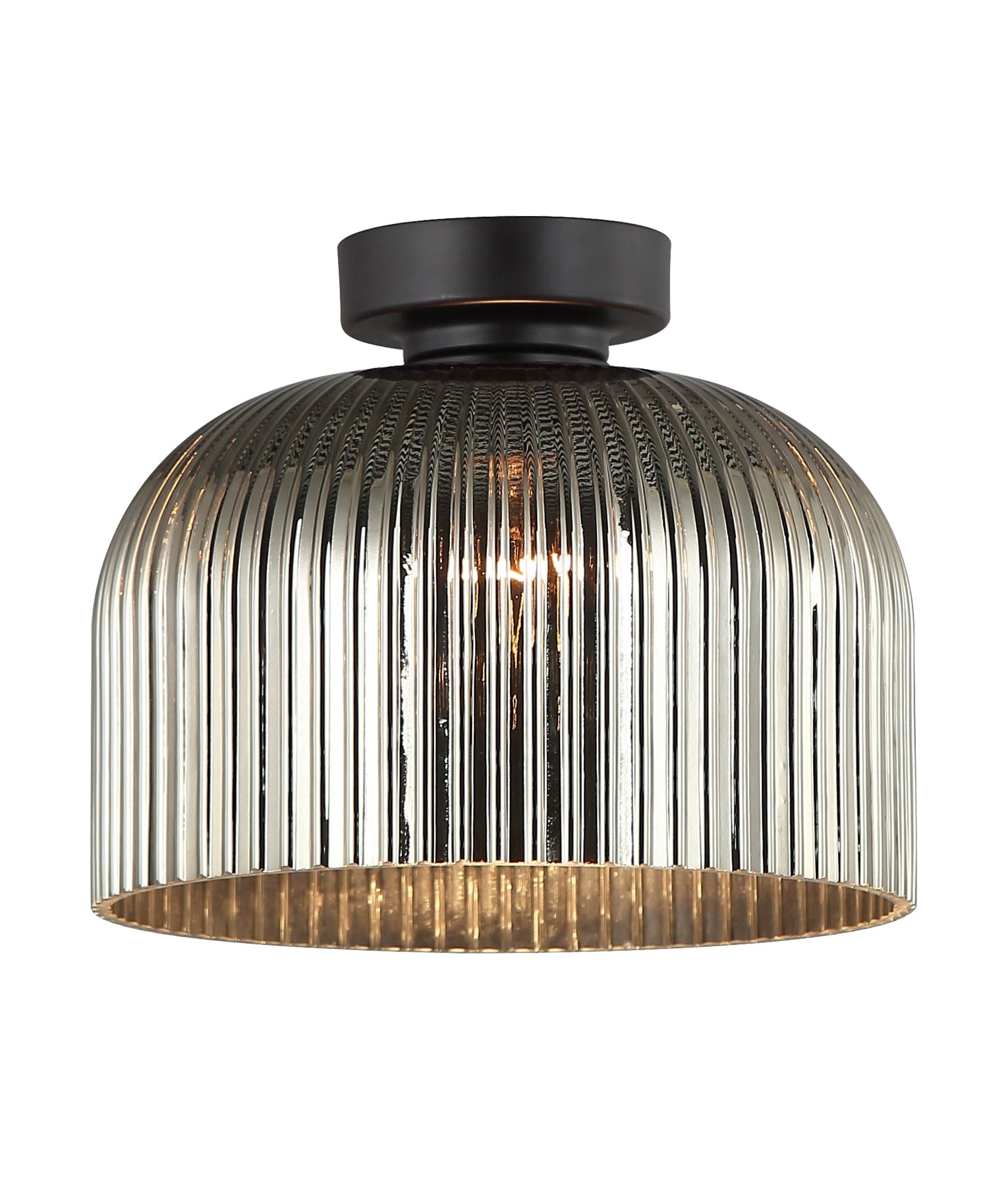 DIY Vintaj: D.I.Y. Dome Ribbed Glass Batten Fix Ceiling Lights
