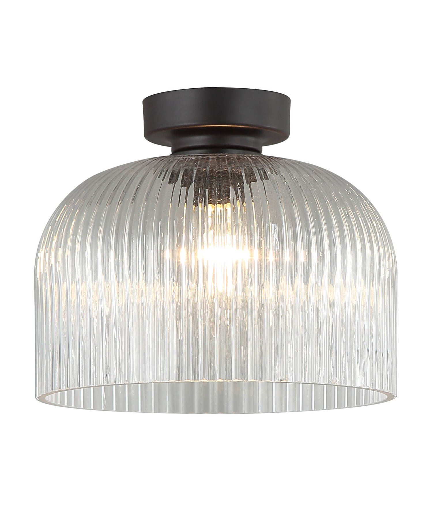 DIY Vintaj: D.I.Y. Dome Ribbed Glass Batten Fix Ceiling Lights