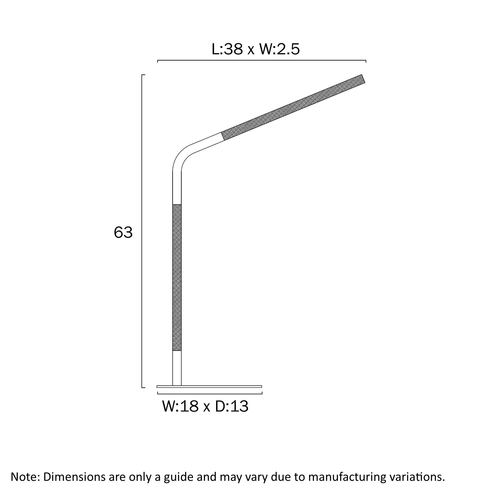 Dumas White & Ash Wood 7W 3000K Adjustable Table Lamp