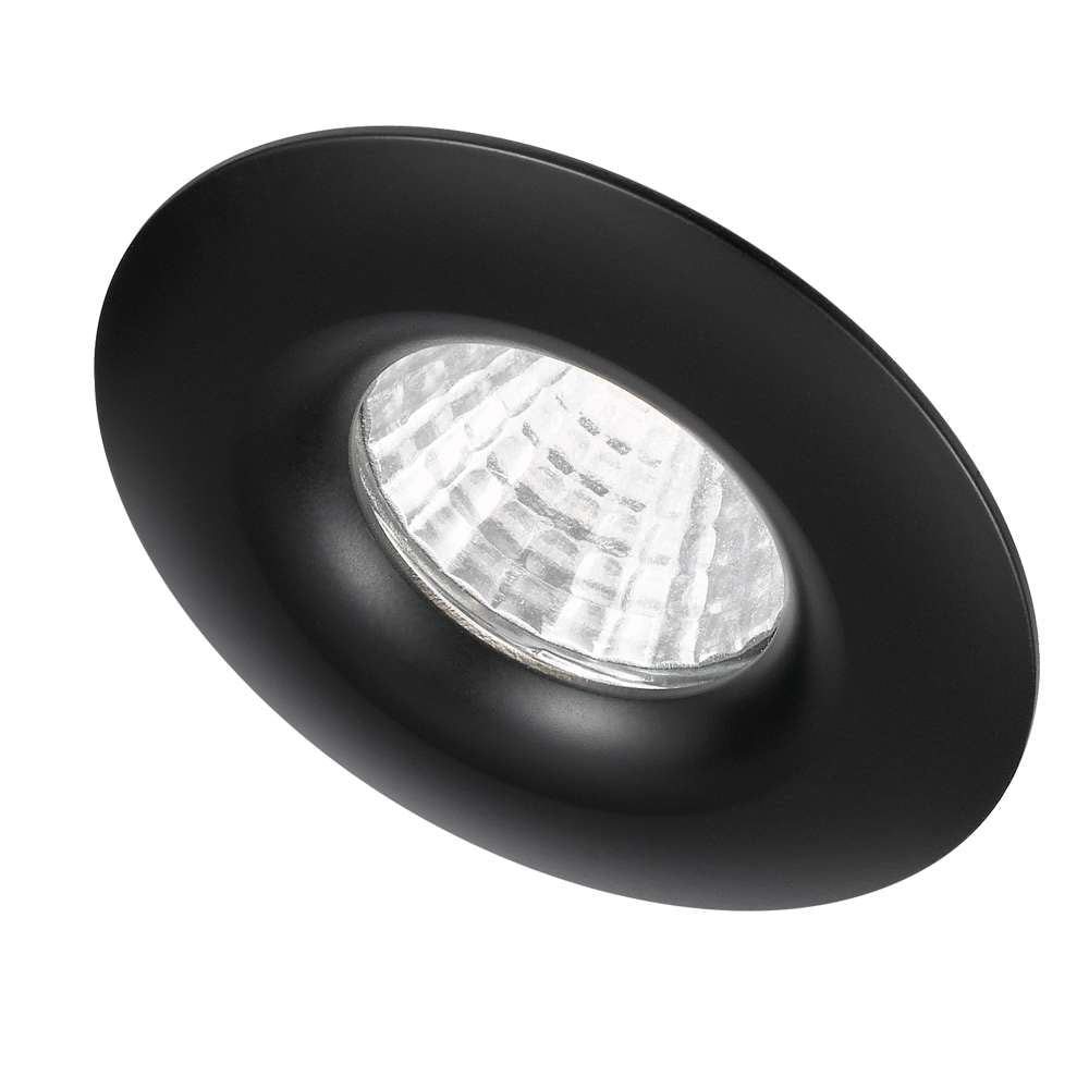 DURO ROUND STAIR/DOWN LIGHT BLACK