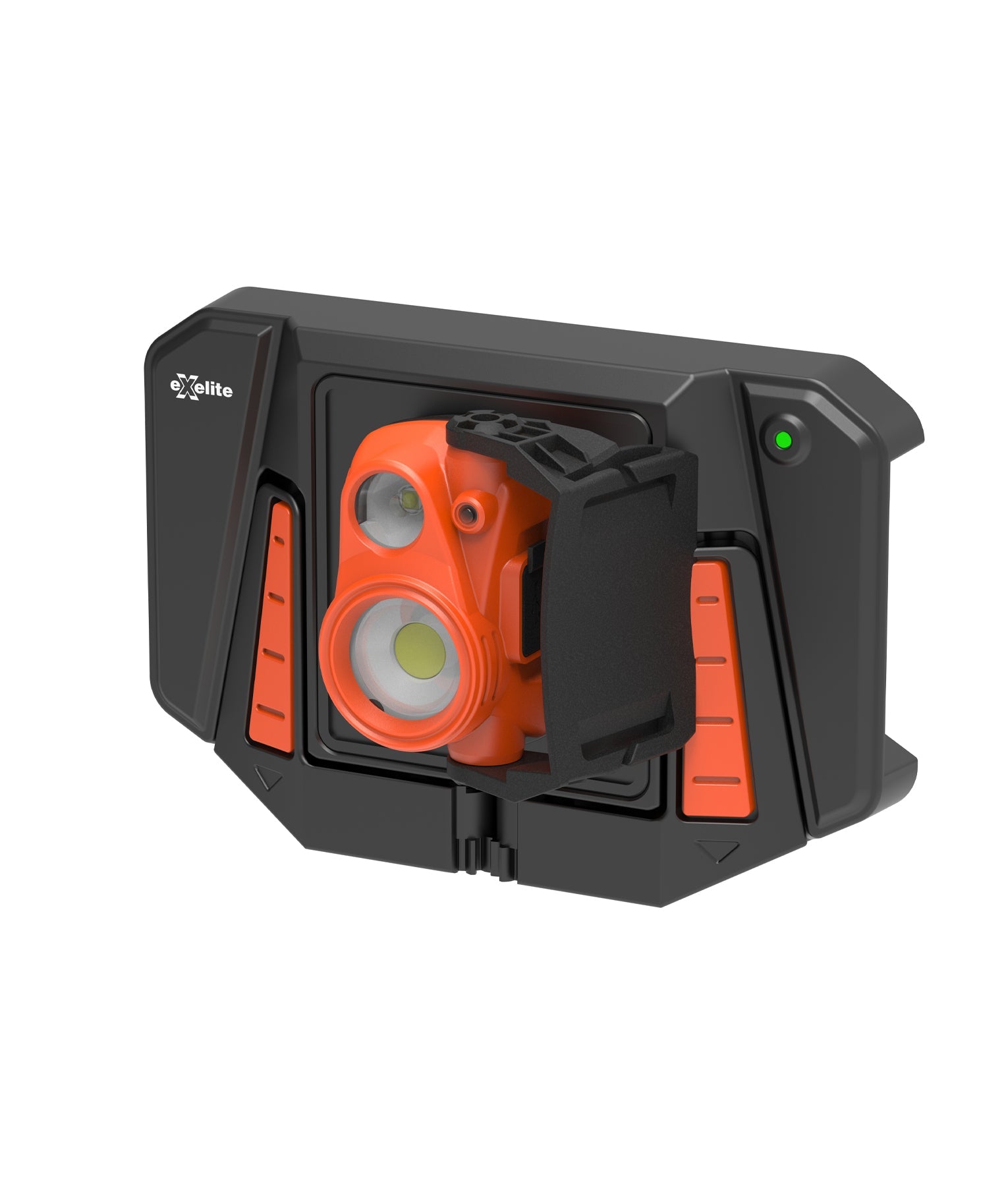 Duo Headlamp: 90D Adjustable Flood & Spot Beam Headlamp IP65 IK07