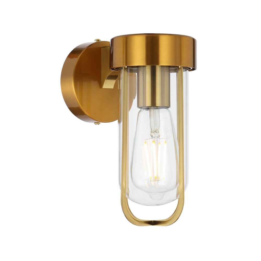 Fonseca Black or Antique Gold IP44 Exterior Wall Light