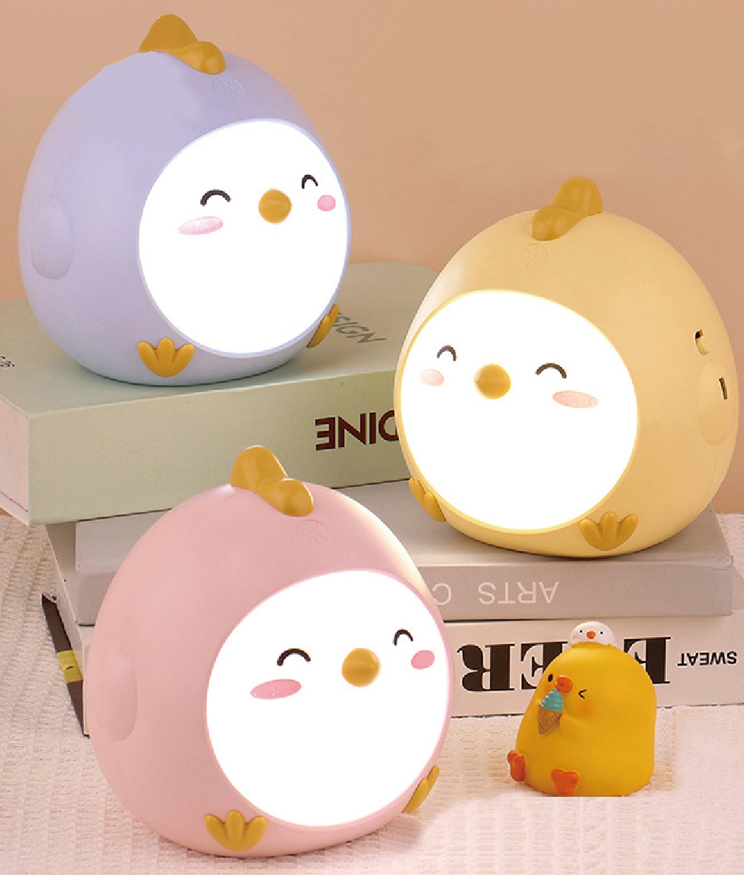 FRANGO: LED Tri-CCT Chicken Nightlight Dimmable USB DC 5V Rechargeable