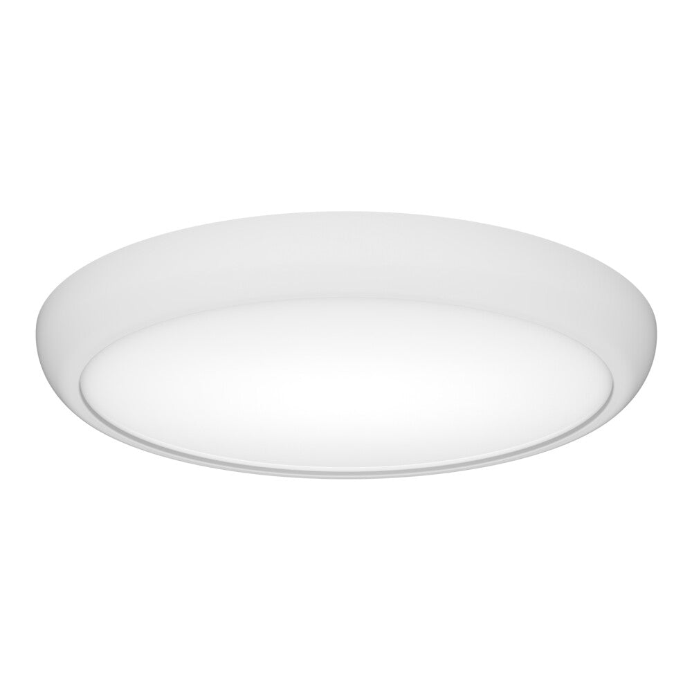 Frisbee 220mm 18W Tri-Colour IP44 White