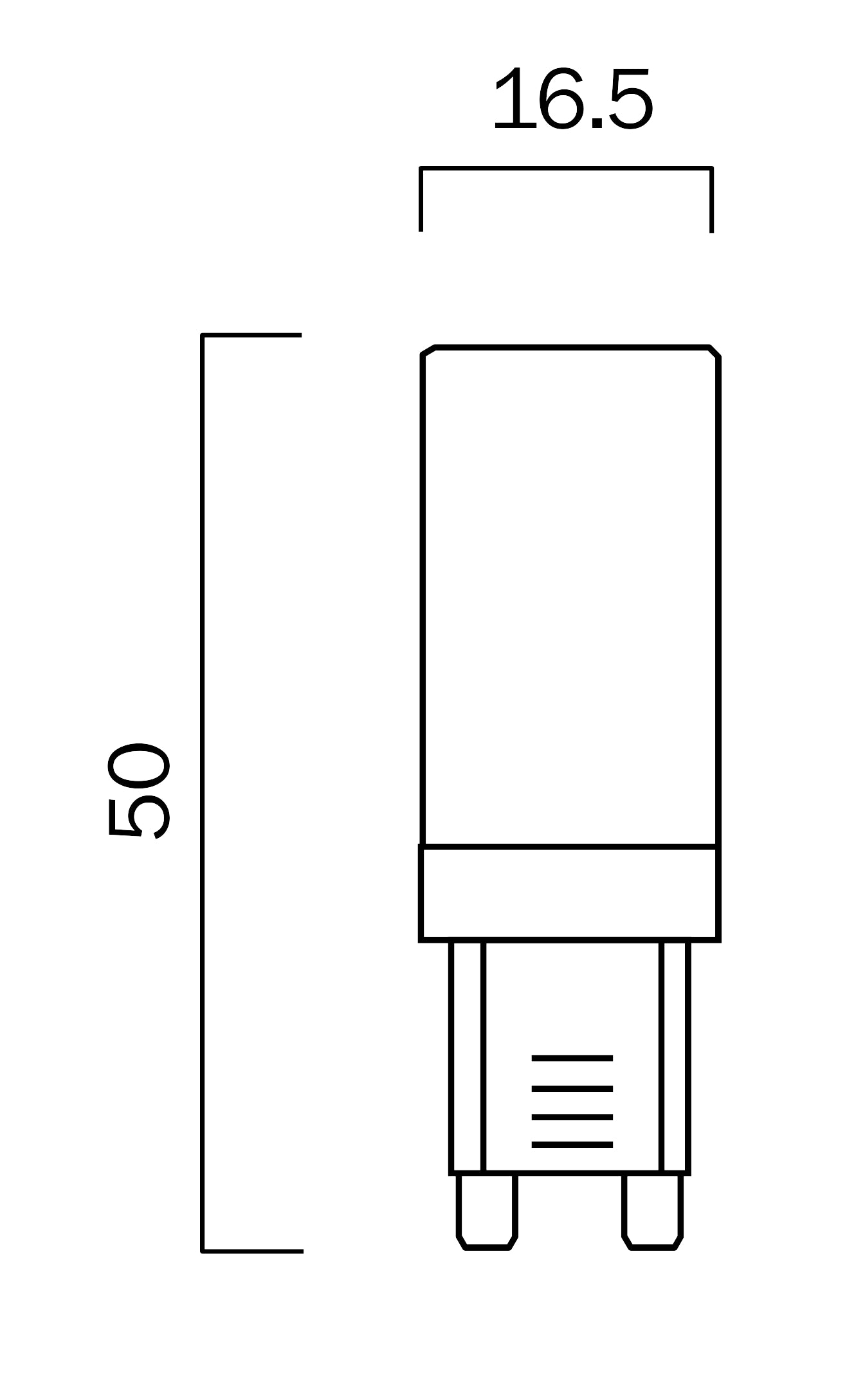 G9 3W  3000K,4000K or 5000K Clear Non-Dim LED Globe