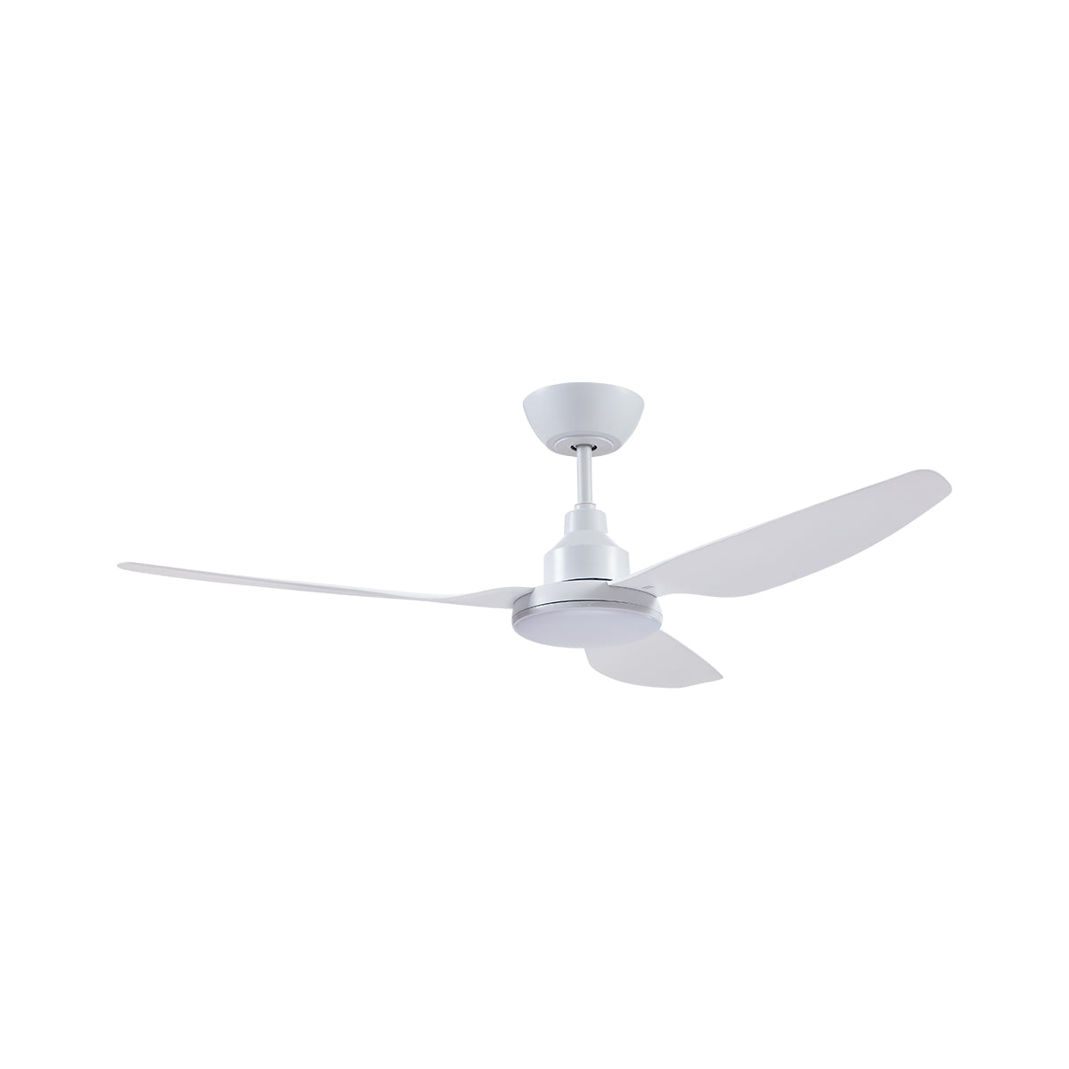 GLACIER DC - 48"/1200mm DC 3 Blade Ceiling Fan with 20W Tri CCT LED Light - Remote Incl - Indoor/Covered Outdoor