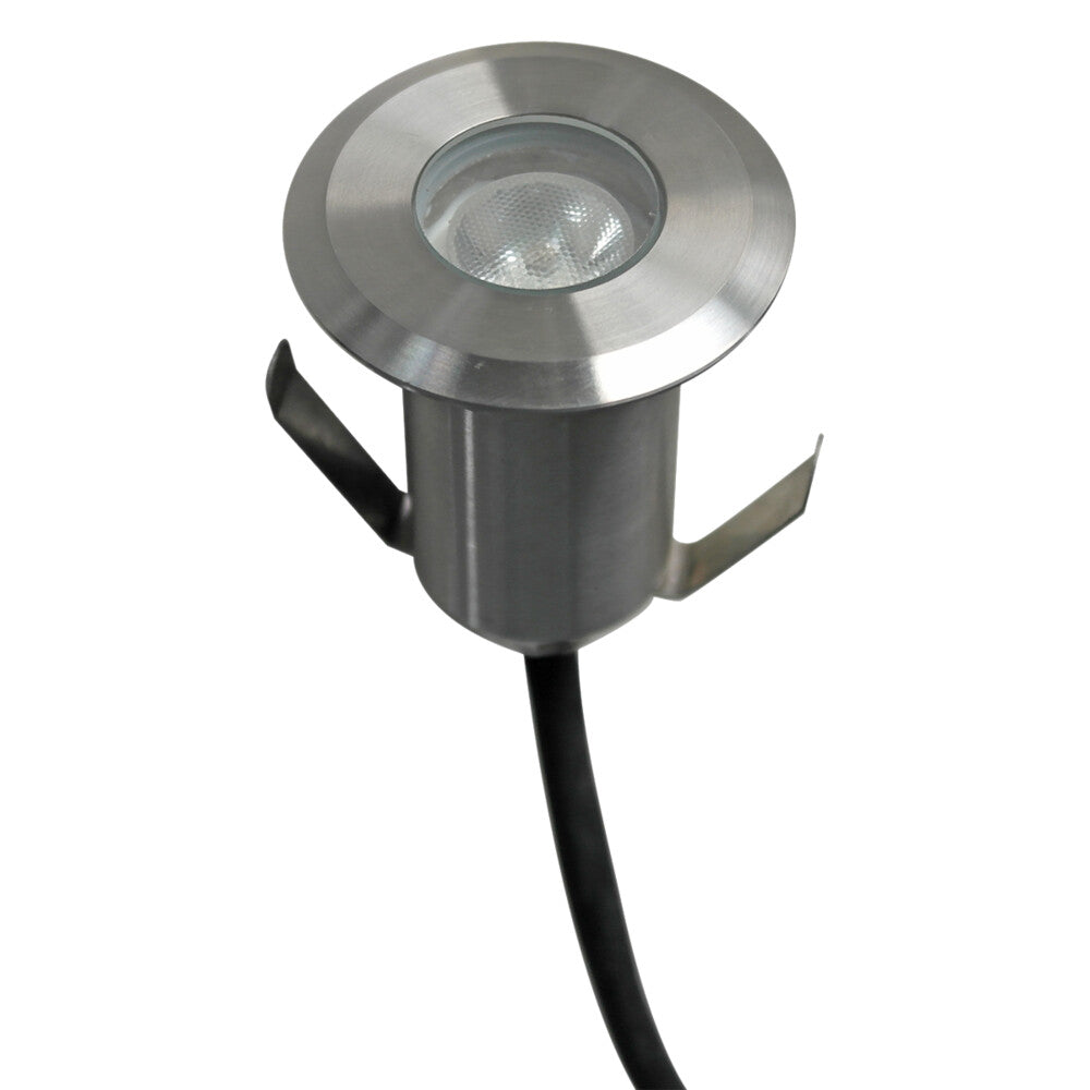 Glow LED Inground 3W Down Light Stainless Steel