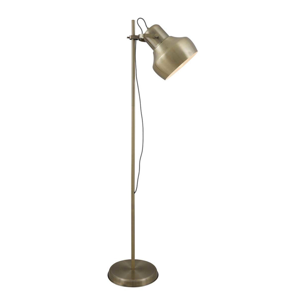 Grande Nickel or Antique Brass Floor Lamp