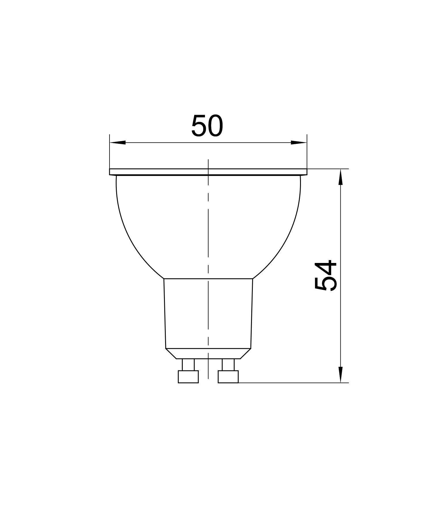 GU10 LED Globes (6W)