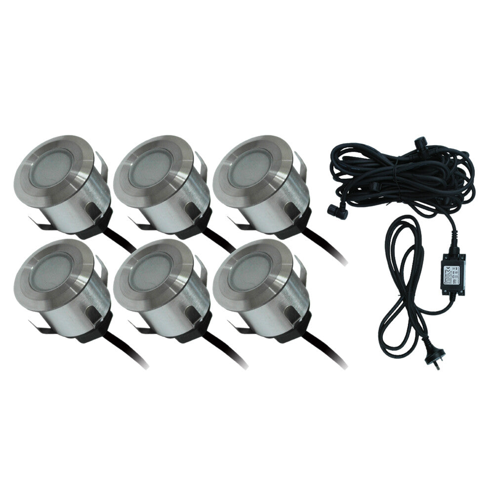 Hamptons LED Decklight 6X0.6W 3K IP65