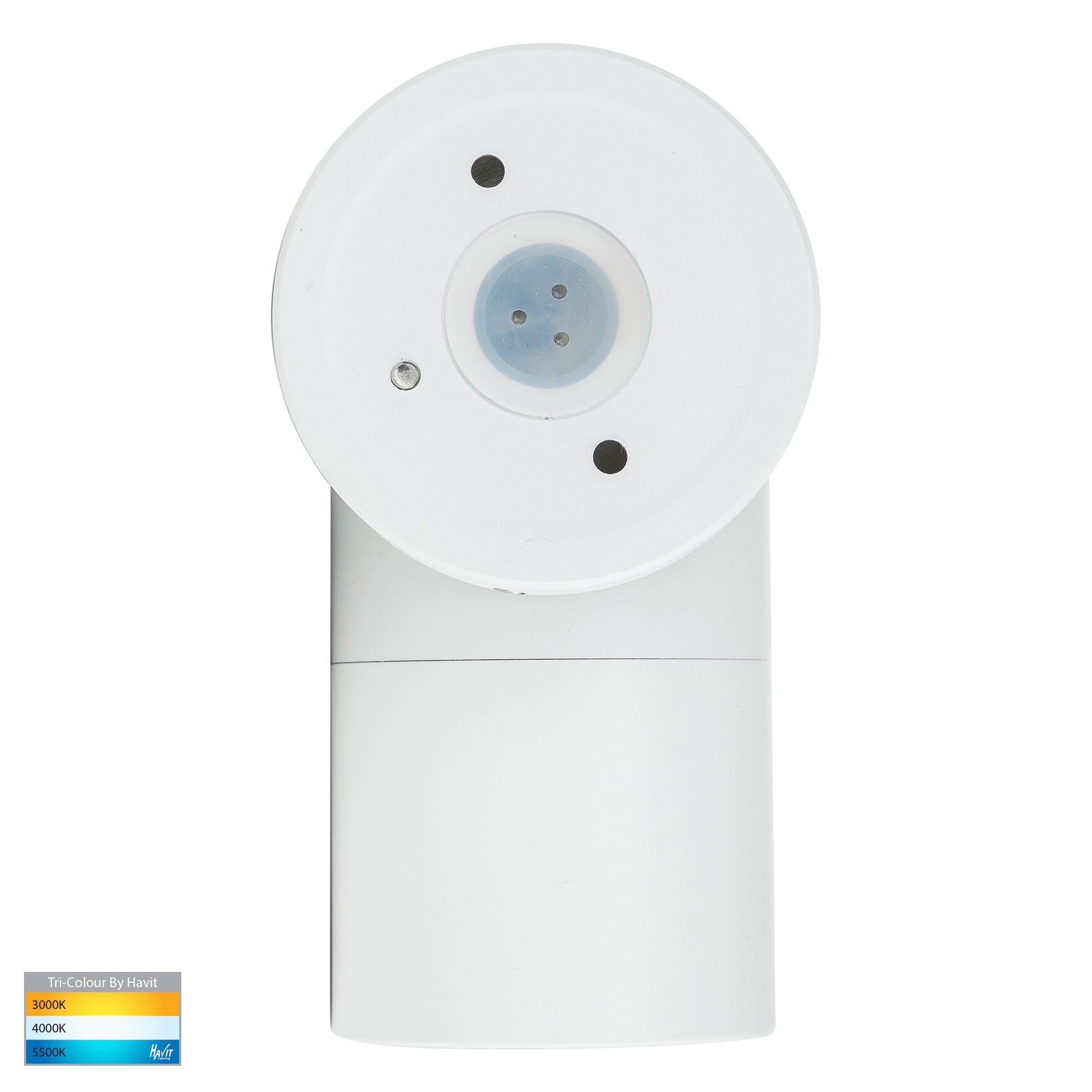 HV1135T-HV1137T - Tivah White TRI Colour Fixed Down Wall Pillar Lights