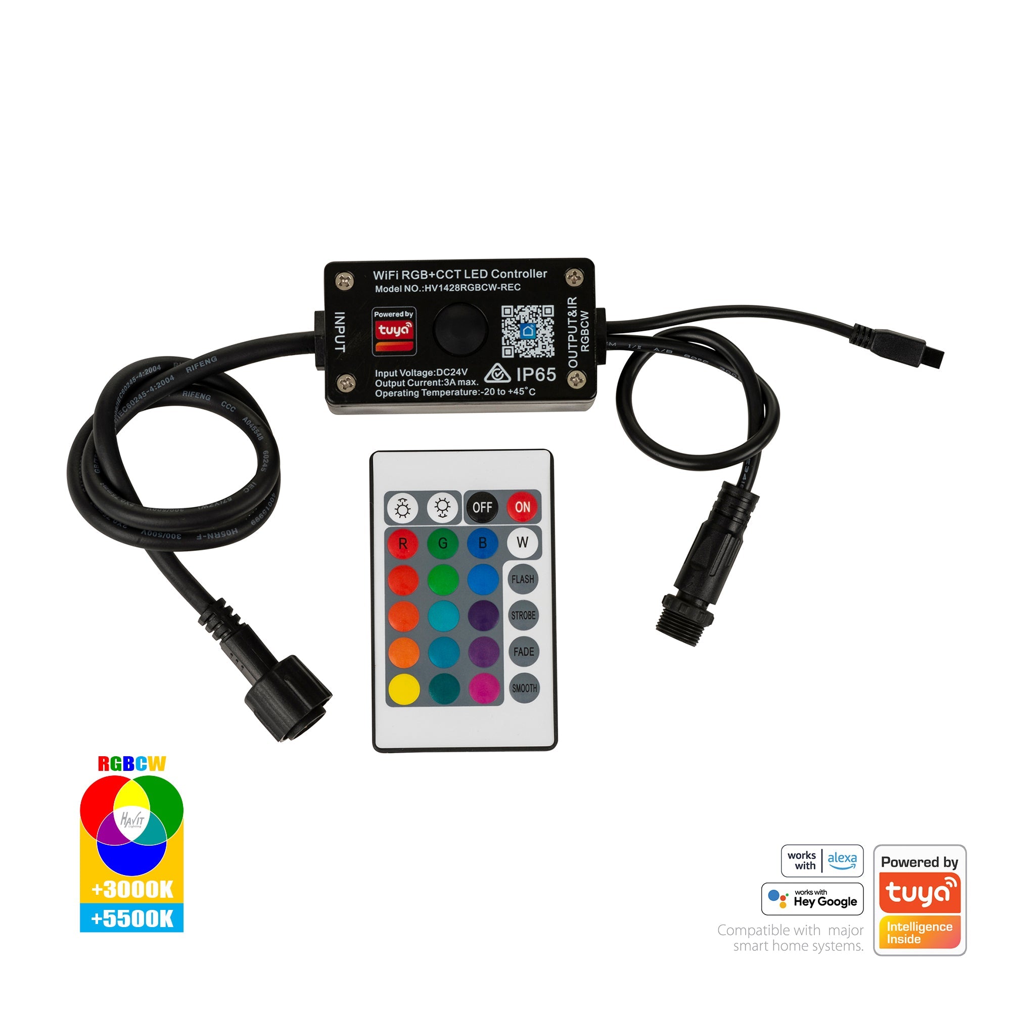 HV1428RGBCW-REC - Reciever to suit Spitze Black WIFI RGBCW LED Garden Spike Light Kit