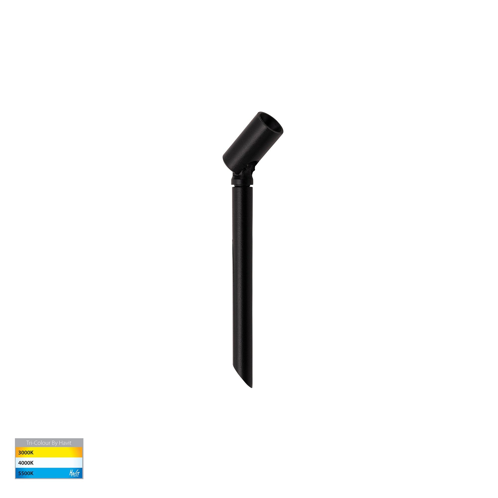 HV1433T-BLK - Spar Aluminium Black Spike or Surface Mounted Spot Light